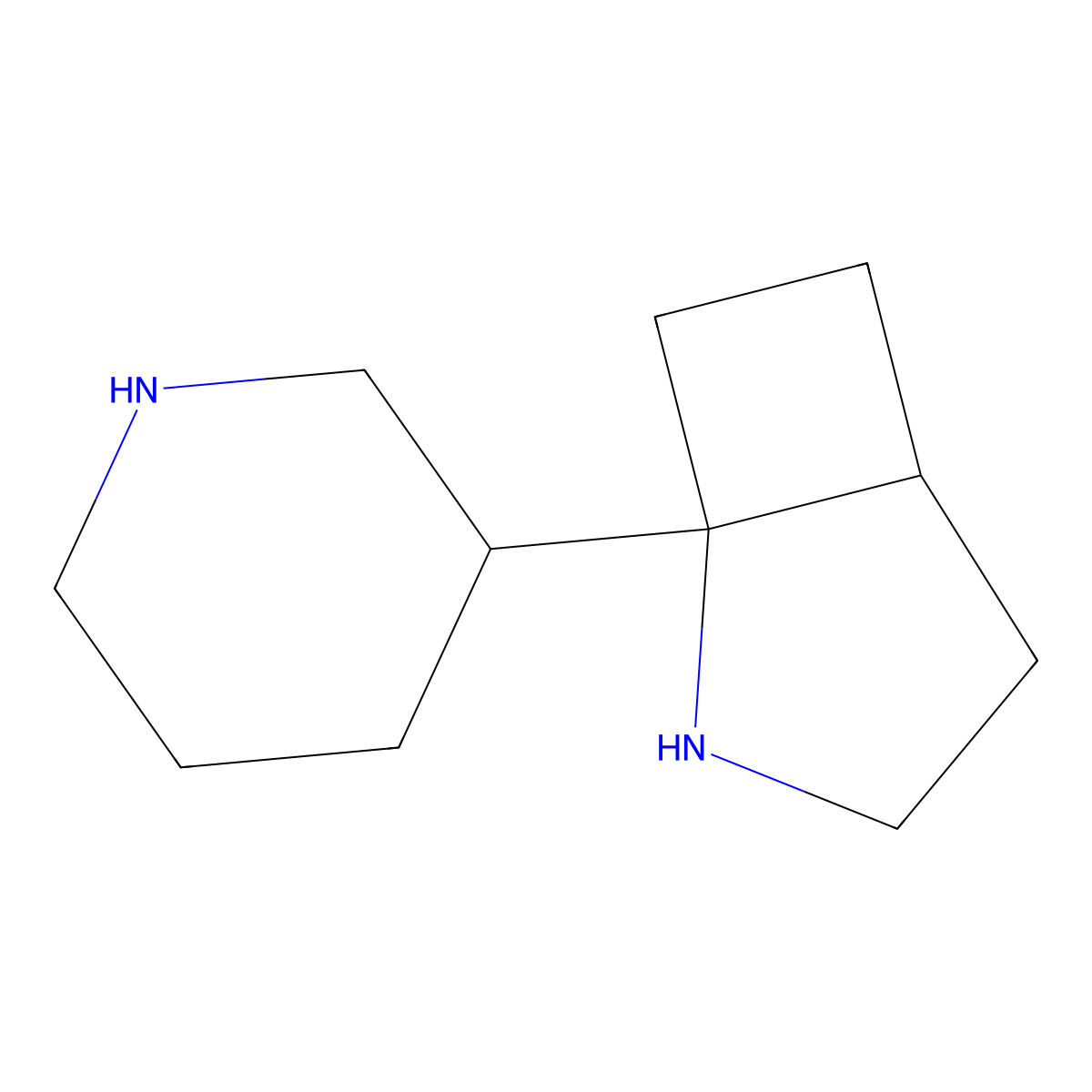 1-(Piperidin-3-yl)-2-azabicyclo[3.2.0]heptane molecular structure, CAS 2137585-97-6