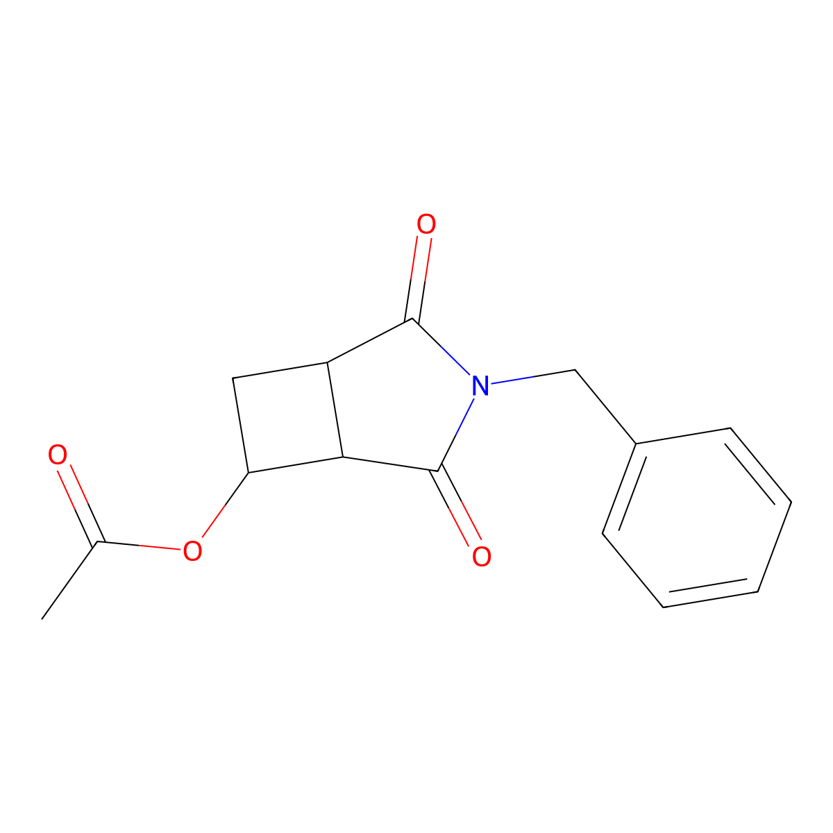 (3-Benzyl-2,4-dioxo-3-azabicyclo[3.2.0]heptan-6-yl) acetate molecular structure, CAS 2137589-66-1
