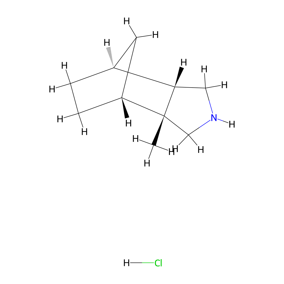 rac-(1R,2R,6S,7S)-2-methyl-4-azatricyclo[5.2.1.0,2,6]decane hydrochloride molecular structure, CAS 2137591-47-8
