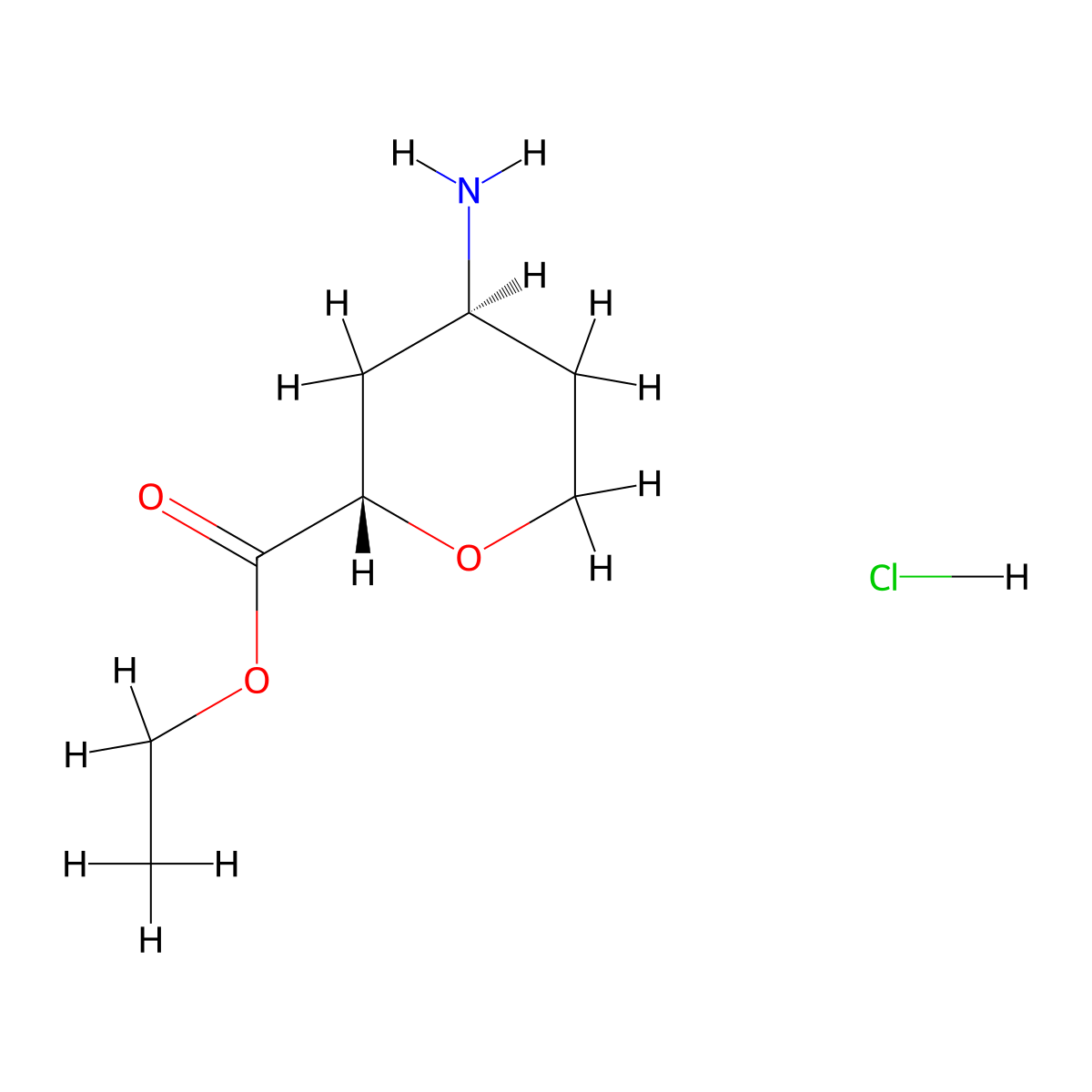 rac-ethyl (2R,4R)-4-aminooxane-2-carboxylate hydrochloride molecular structure, CAS 2137606-47-2