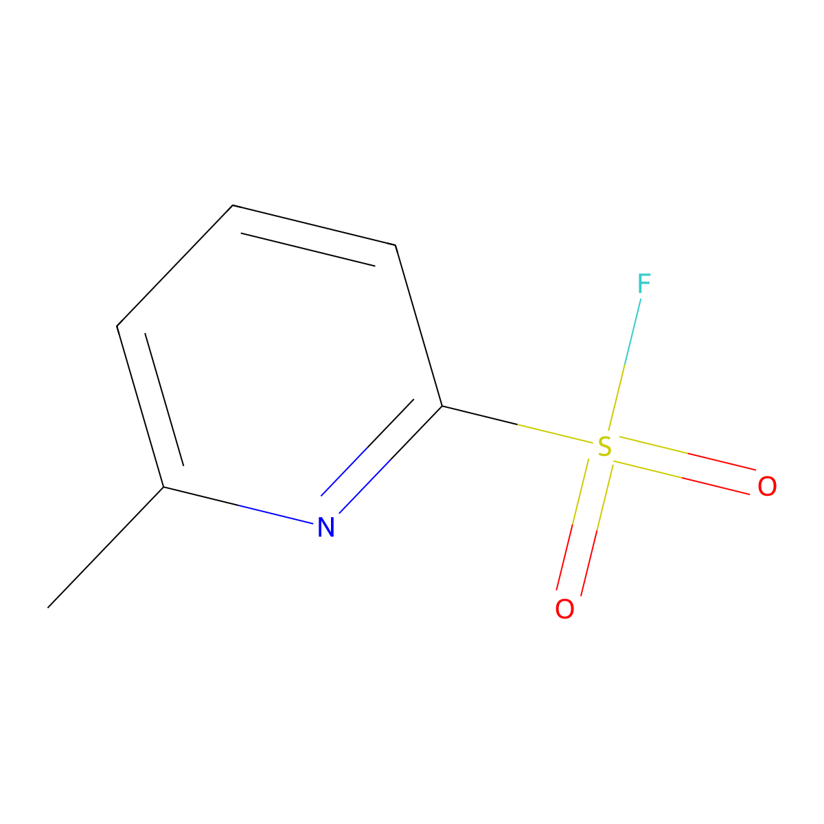 6-Methylpyridine-2-sulfonyl fluoride molecular structure, CAS 2137619-44-2