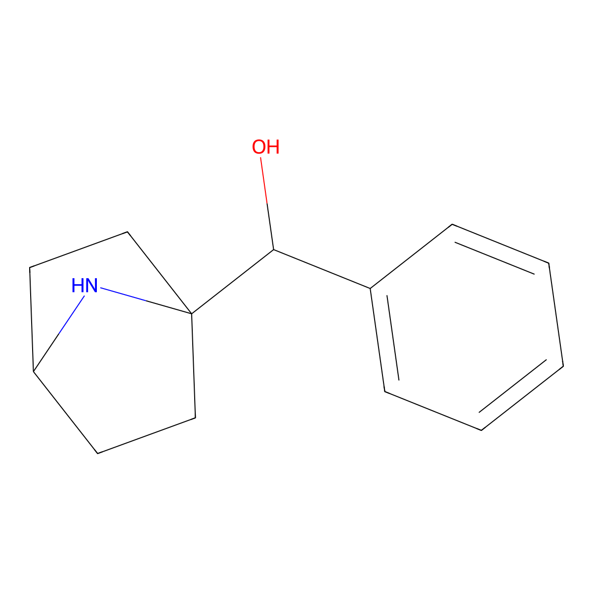 {7-Azabicyclo[2.2.1]heptan-1-yl}(phenyl)methanol molecular structure, CAS 2137624-35-0