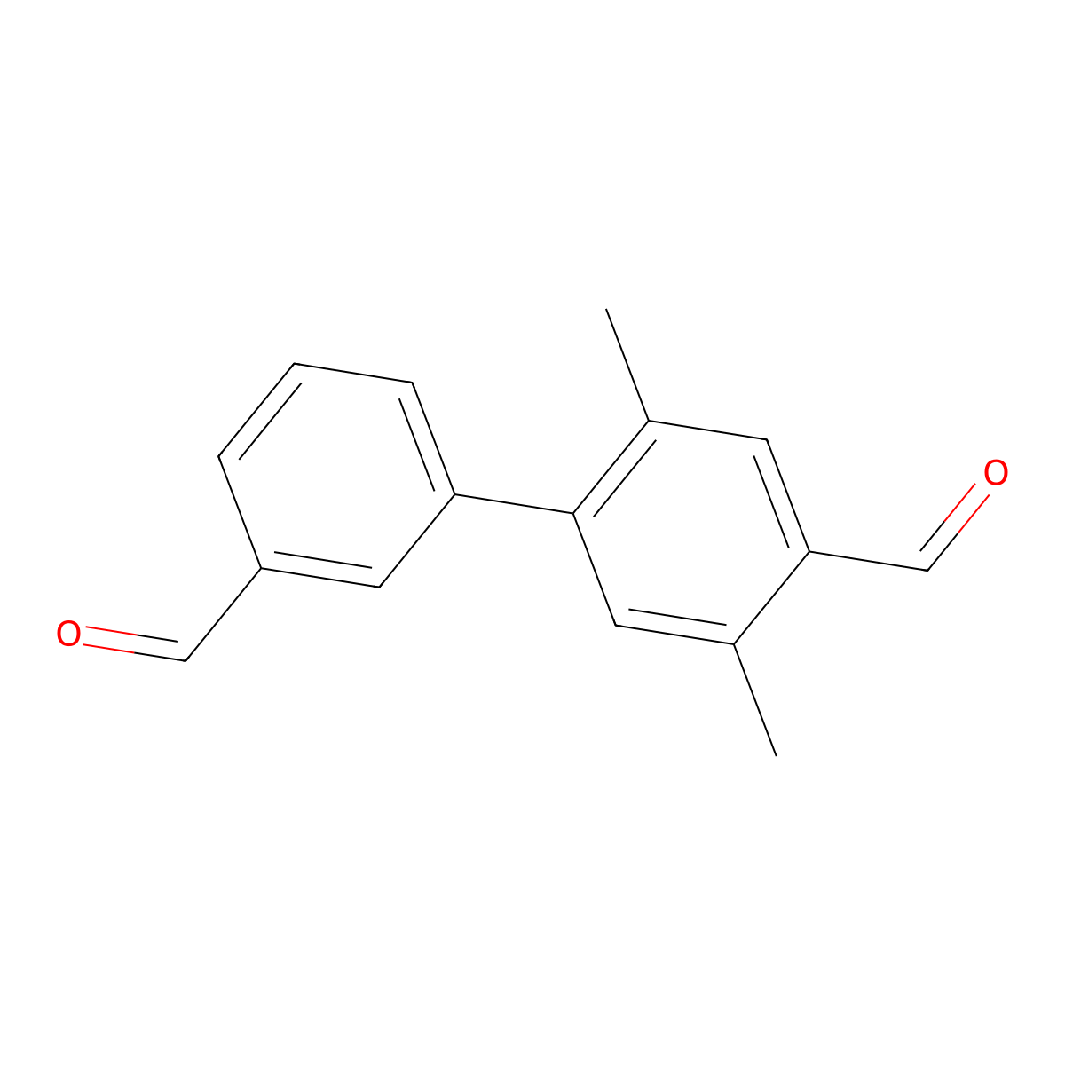 4-(3-Formylphenyl)-2,5-dimethylbenzaldehyde molecular structure, CAS 2137626-94-7