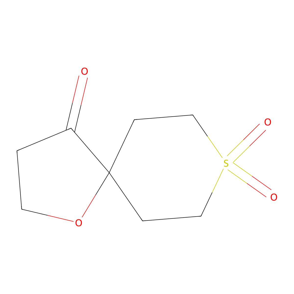 1-Oxa-8-thiaspiro[4.5]decan-4-one 8,8-dioxide molecular structure, CAS 2137630-48-7