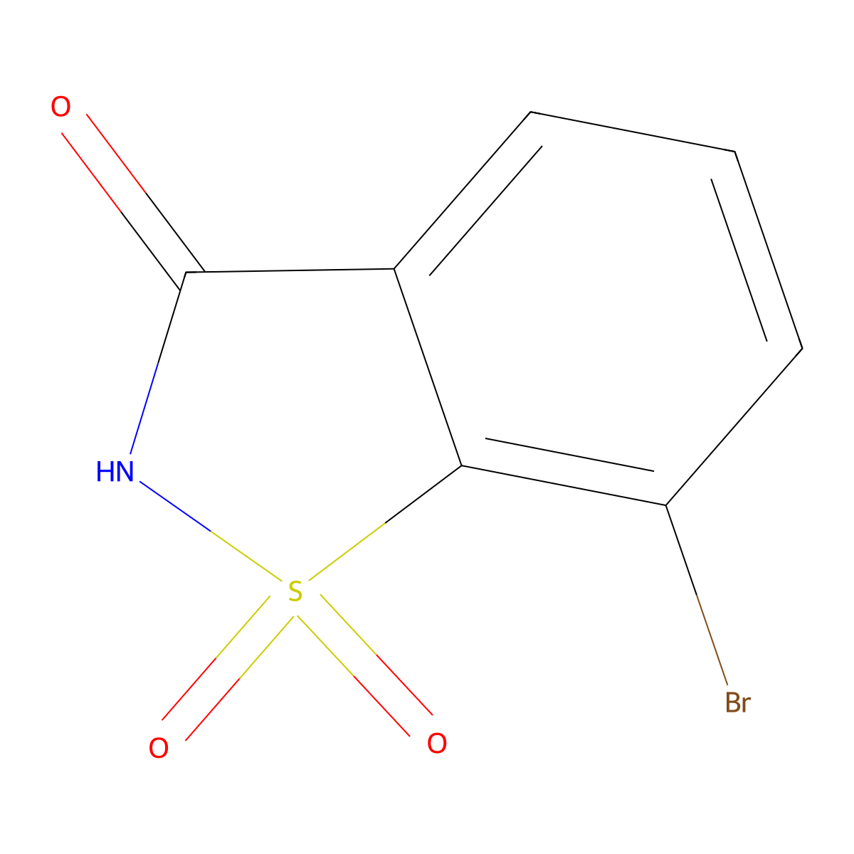 7-Bromo-2,3-dihydro-1lambda6,2-benzothiazole-1,1,3-trione molecular structure, CAS 2137631-23-1