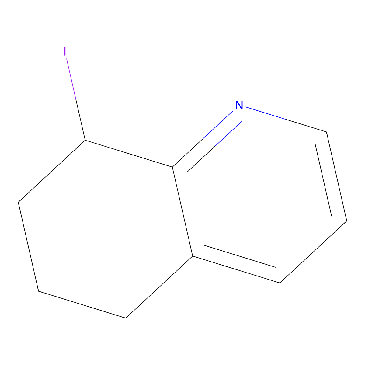8-Iodo-5,6,7,8-tetrahydroquinoline molecular structure, CAS 2137636-21-4
