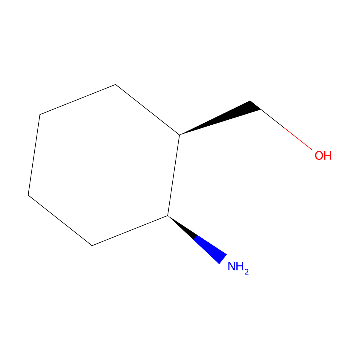 rac-((1R,2S)-2-aminocyclohexyl)methanol molecular structure, CAS 213764-26-2