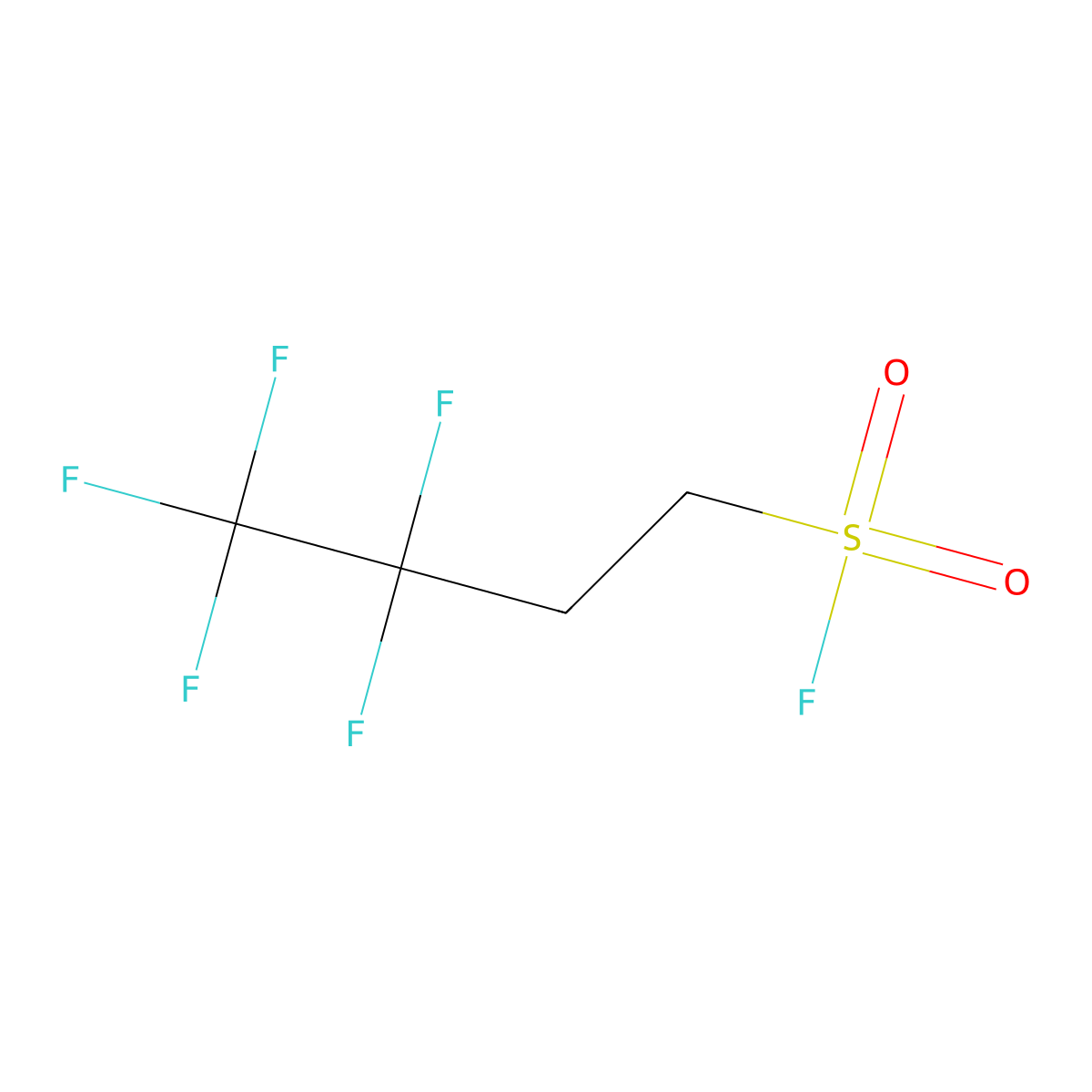 3,3,4,4,4-Pentafluorobutane-1-sulfonyl fluoride molecular structure, CAS 2137641-97-3