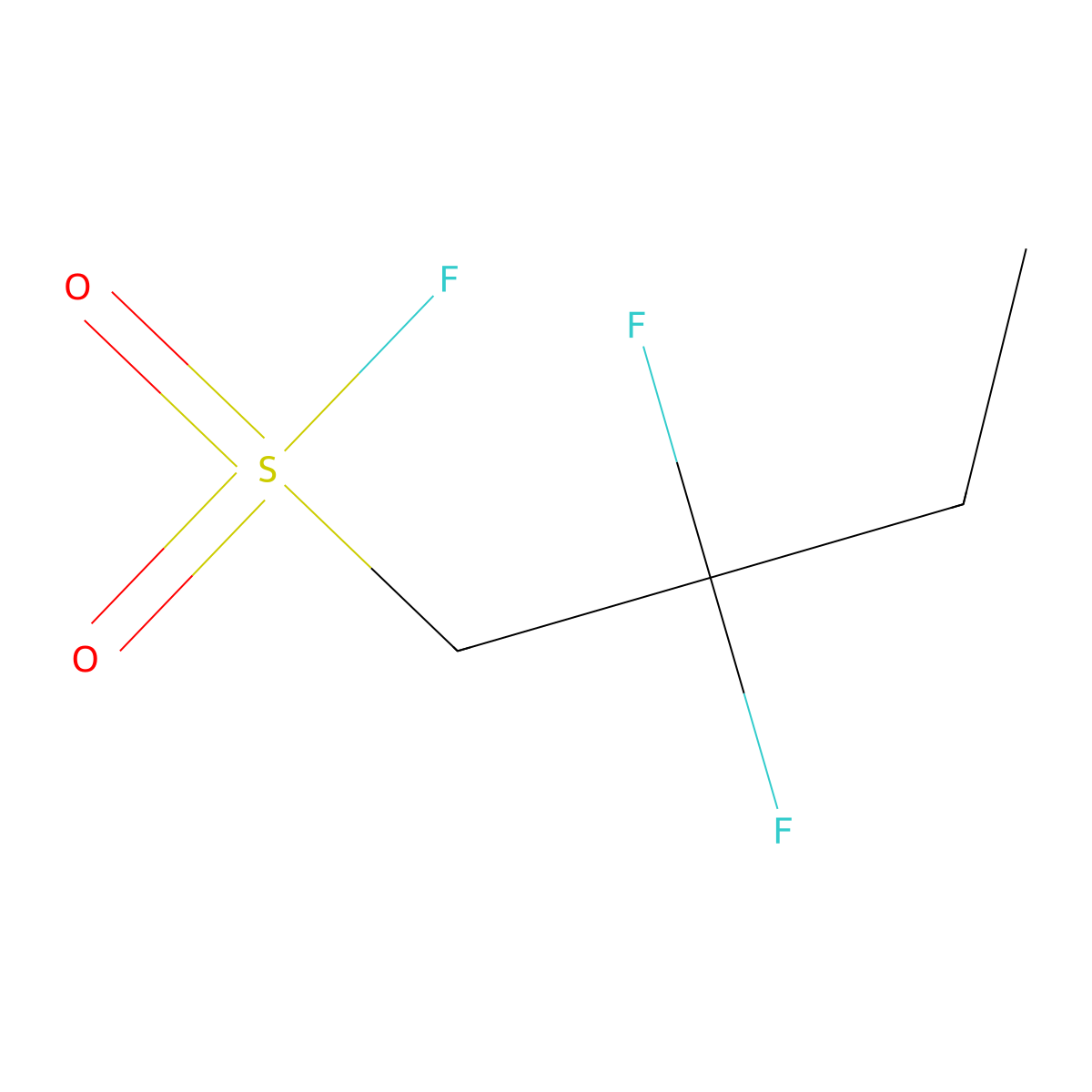 2,2-Difluorobutane-1-sulfonyl fluoride molecular structure, CAS 2137642-10-3