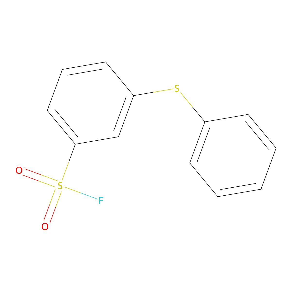 3-(Phenylsulfanyl)benzene-1-sulfonyl fluoride molecular structure, CAS 2137642-35-2