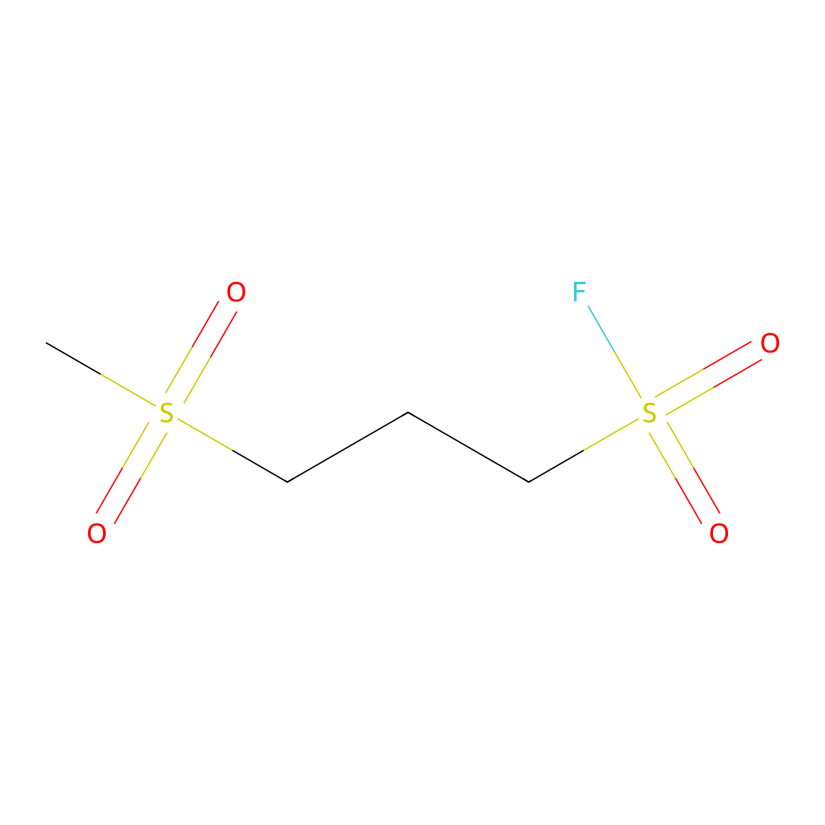 3-Methanesulfonylpropane-1-sulfonyl fluoride molecular structure, CAS 2137643-52-6
