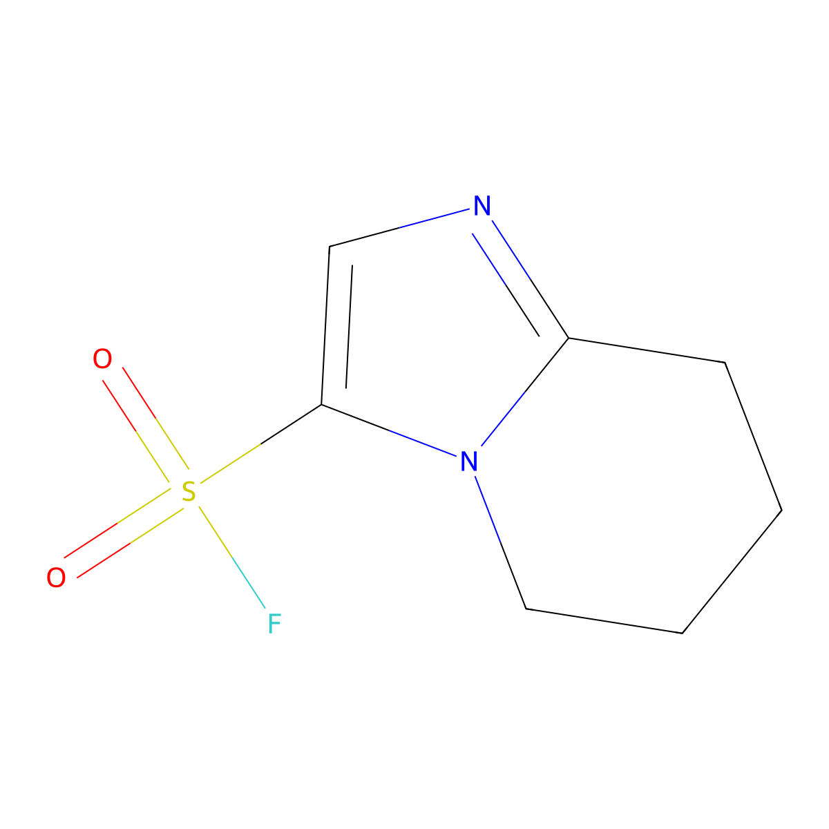 5H,6H,7H,8H-imidazo[1,2-a]pyridine-3-sulfonyl fluoride molecular structure, CAS 2137643-72-0