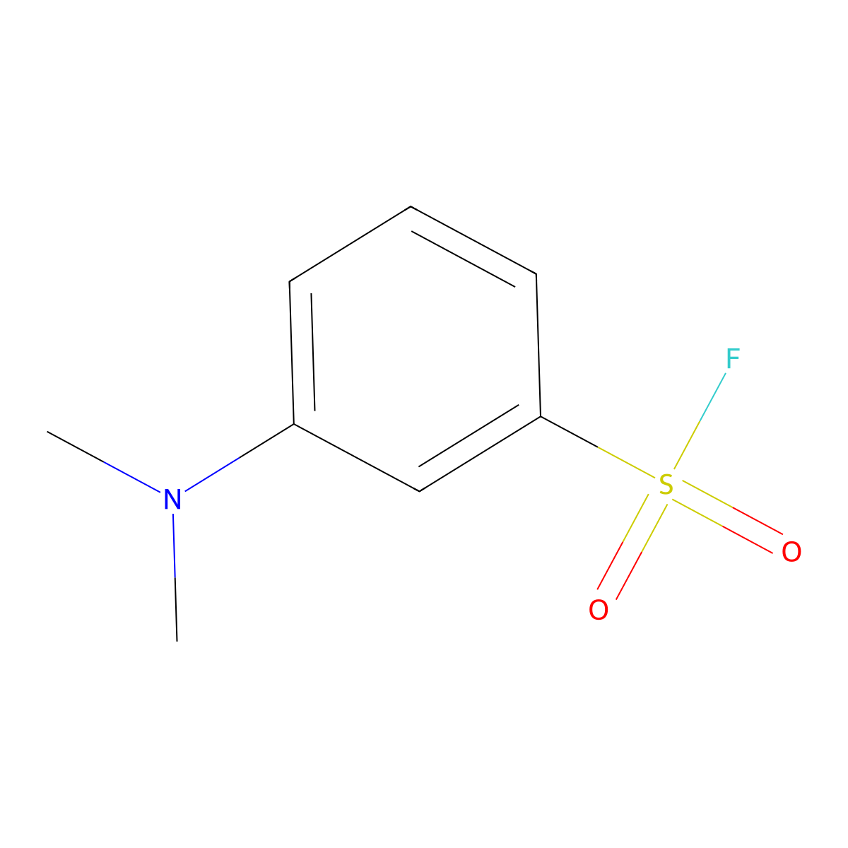 3-(Dimethylamino)benzene-1-sulfonyl fluoride molecular structure, CAS 2137645-00-0