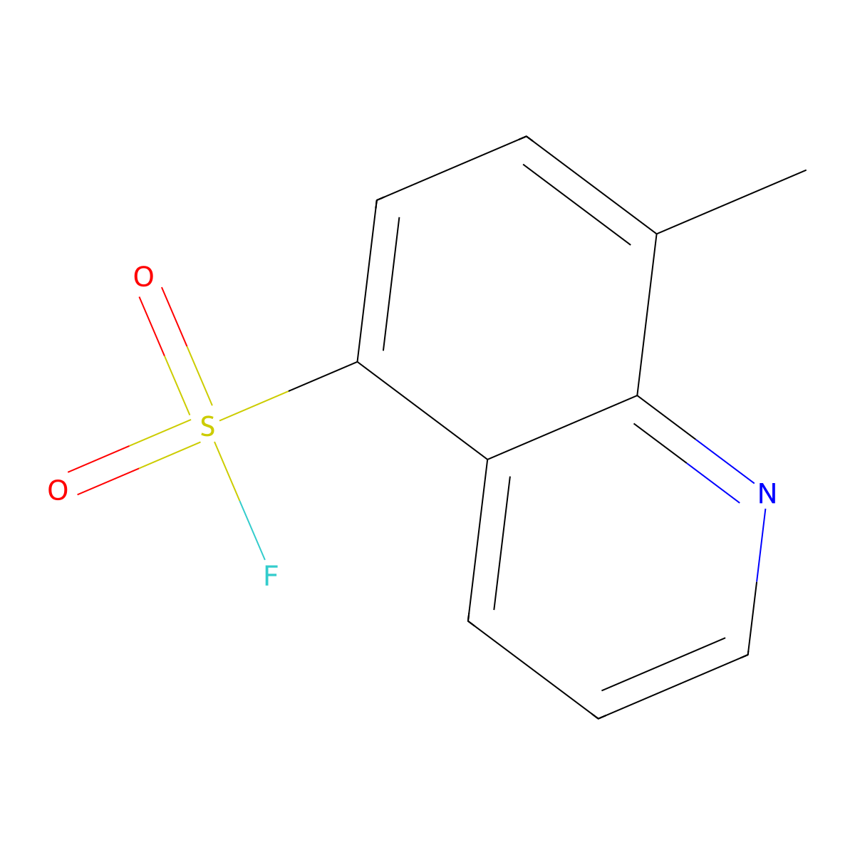 8-Methylquinoline-5-sulfonyl fluoride molecular structure, CAS 2137645-05-5