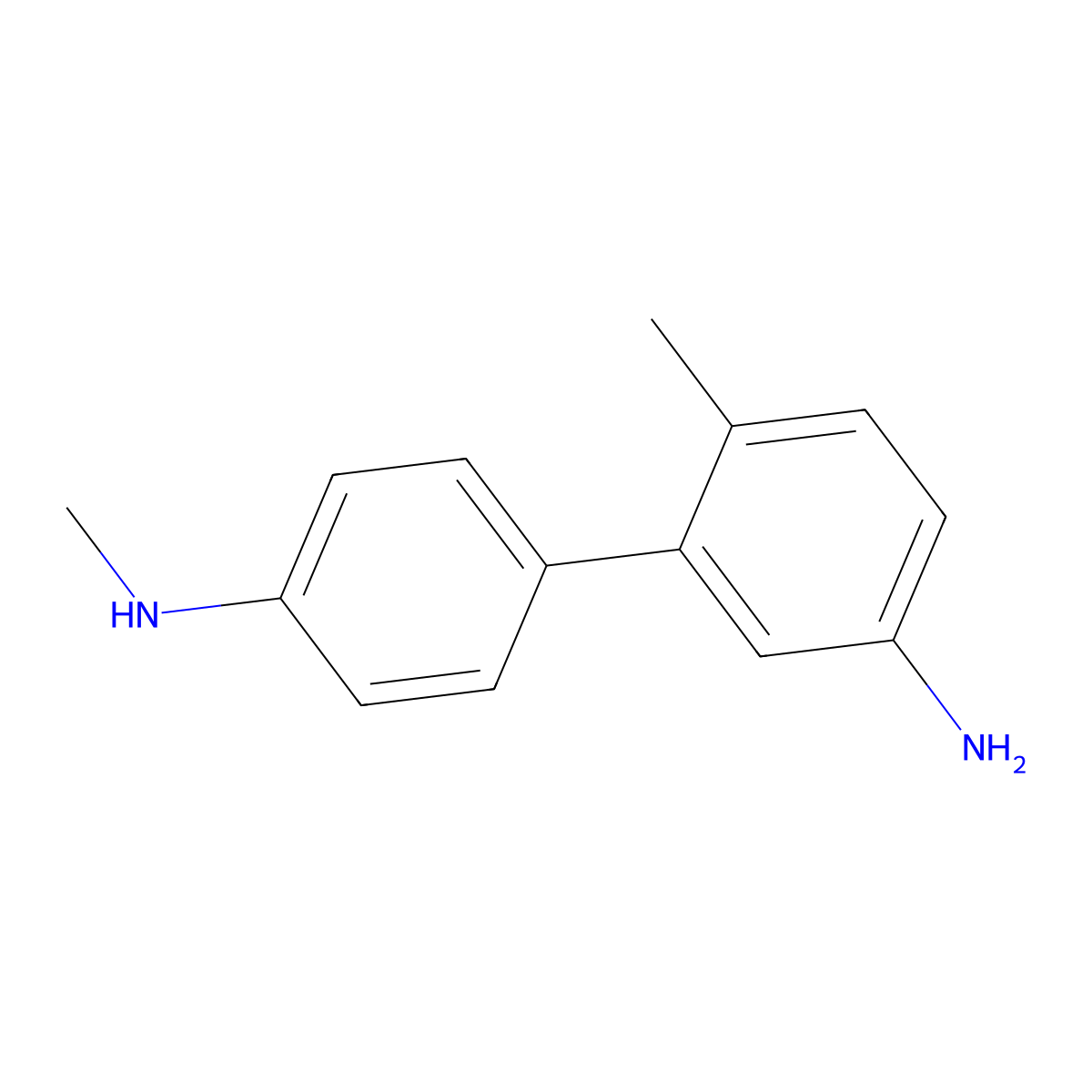 4-Methyl-3-[4-(methylamino)phenyl]aniline molecular structure, CAS 2137646-24-1