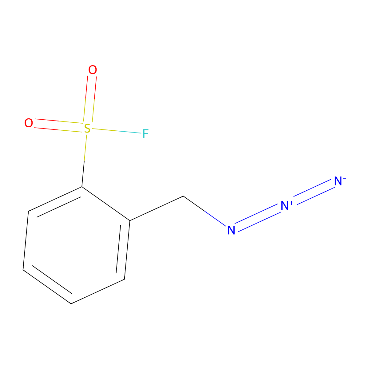 2-(Azidomethyl)benzene-1-sulfonyl fluoride molecular structure, CAS 2137647-67-5