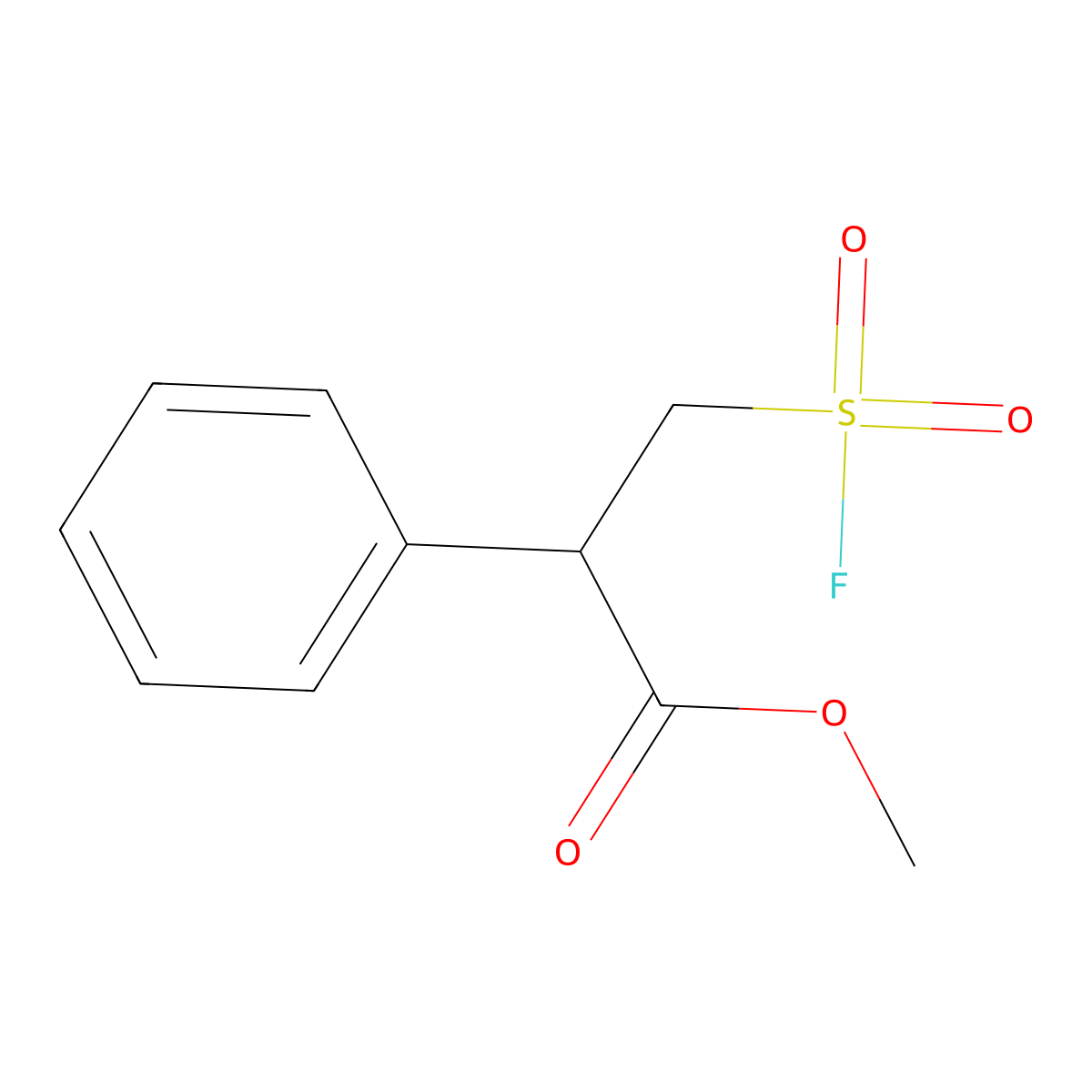 Methyl 2-phenyl-3-sulfopropanoate molecular structure, CAS 2137648-90-7