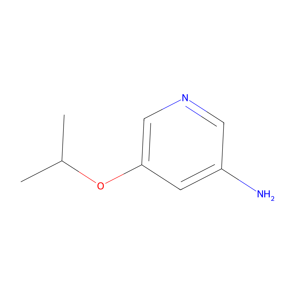 5-Isopropoxypyridin-3-amine molecular structure, CAS 213765-98-1