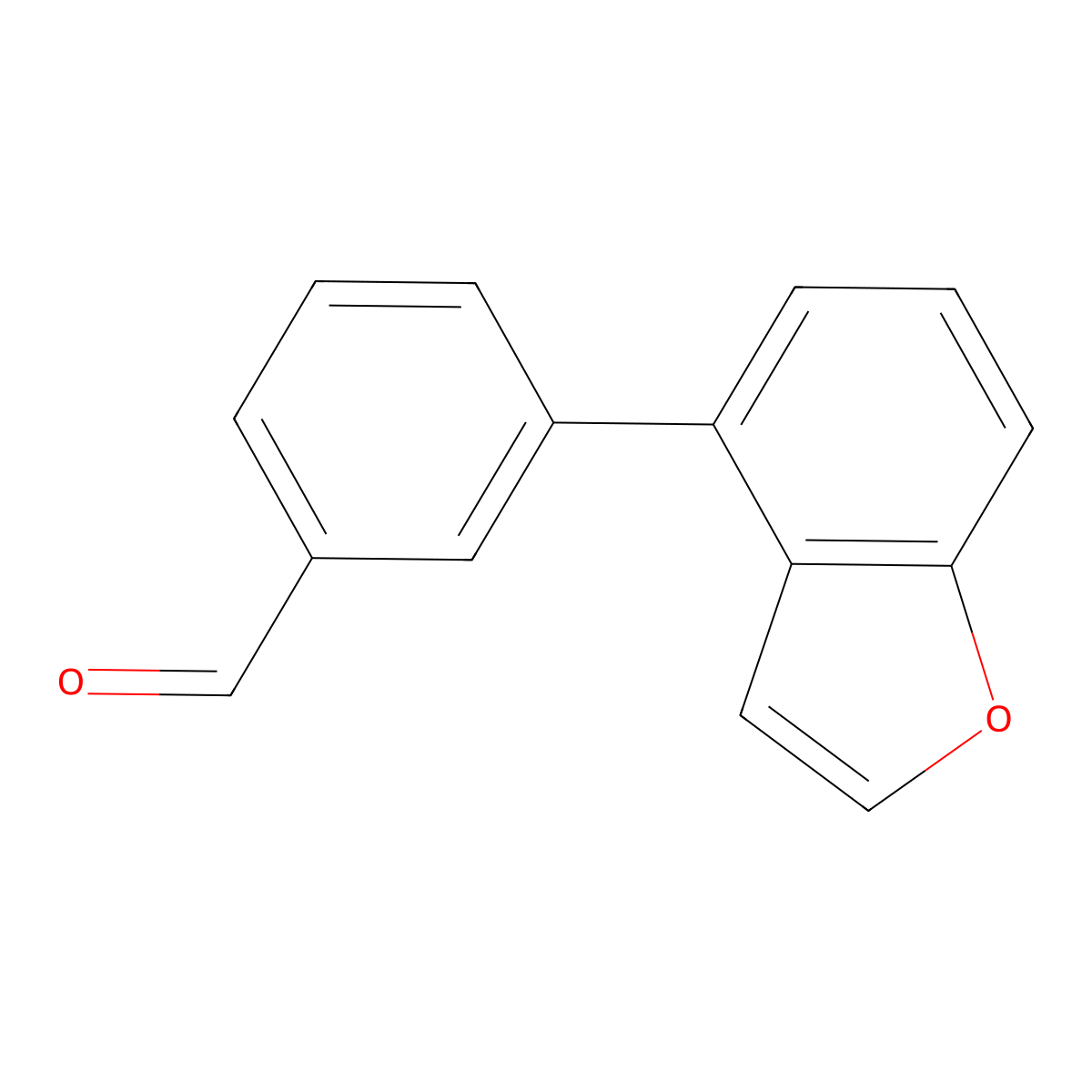 3-(1-Benzofuran-4-yl)benzaldehyde molecular structure, CAS 2137656-12-1