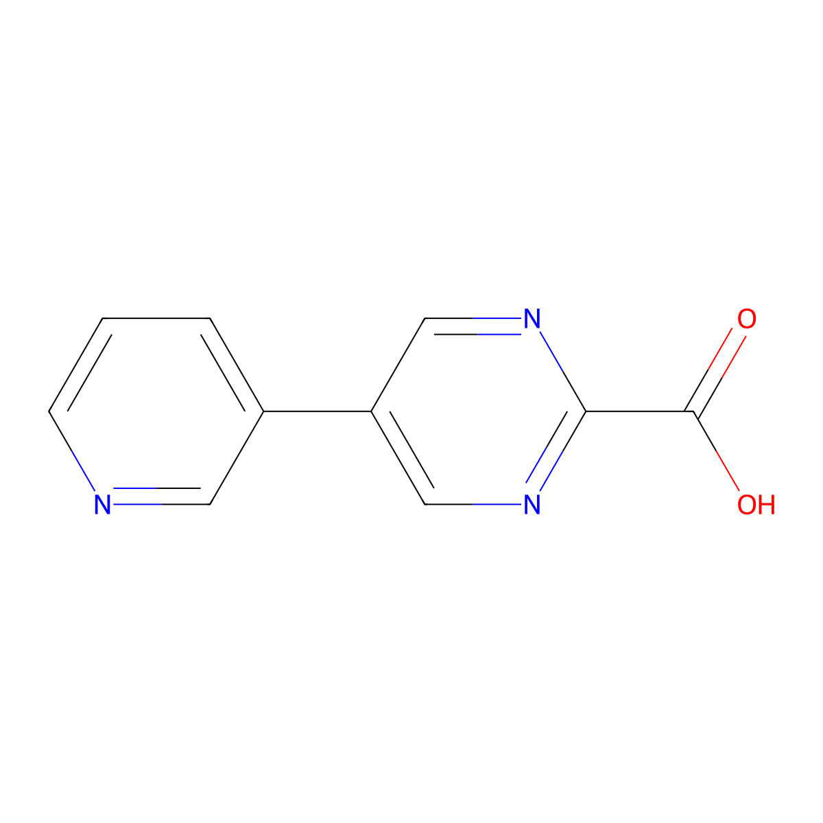 5-(Pyridin-3-yl)pyrimidine-2-carboxylic acid molecular structure, CAS 2137668-69-8