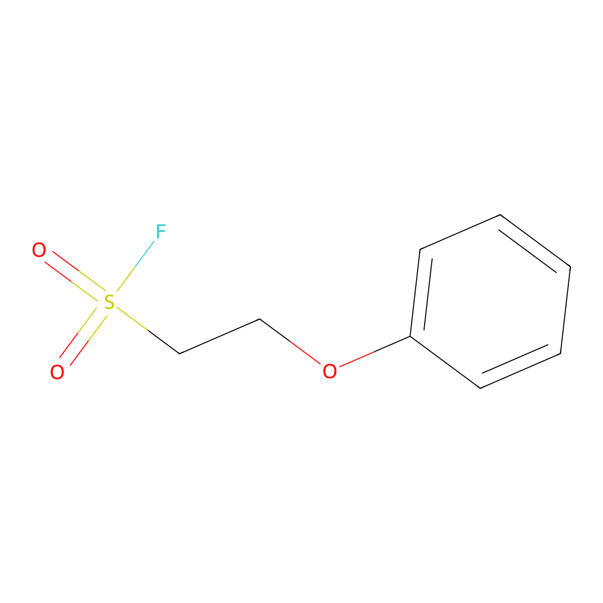 2-Phenoxyethane-1-sulfonylfluoride molecular structure, CAS 2137672-79-6