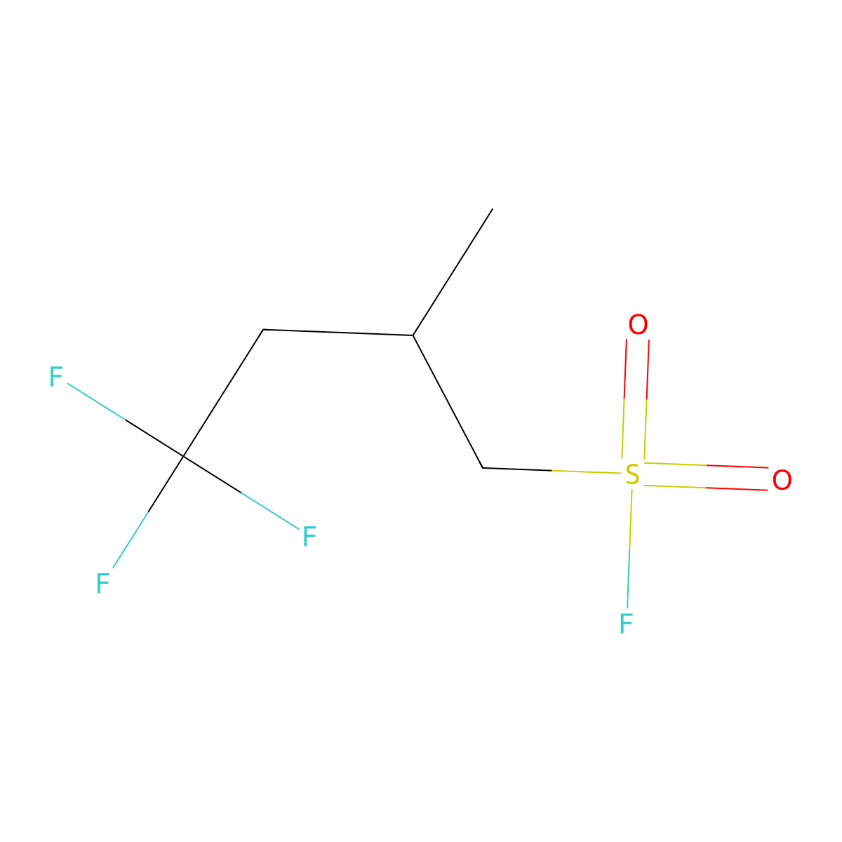 4,4,4-Trifluoro-2-methylbutane-1-sulfonyl fluoride molecular structure, CAS 2137674-70-3