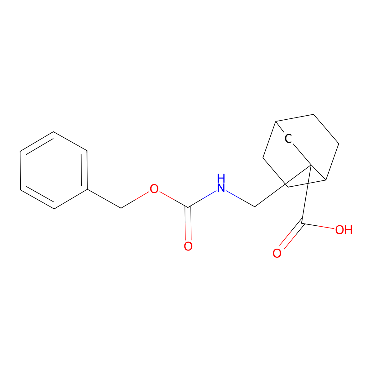 2-({[(Benzyloxy)carbonyl]amino}methyl)bicyclo[2.2.2]octane-2-carboxylic acid molecular structure, CAS 2137678-65-8