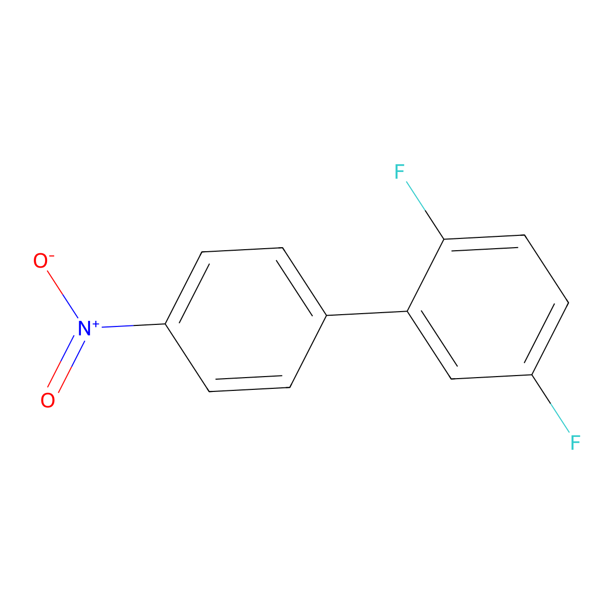 1,4-Difluoro-2-(4-nitrophenyl)benzene molecular structure, CAS 2137680-95-4
