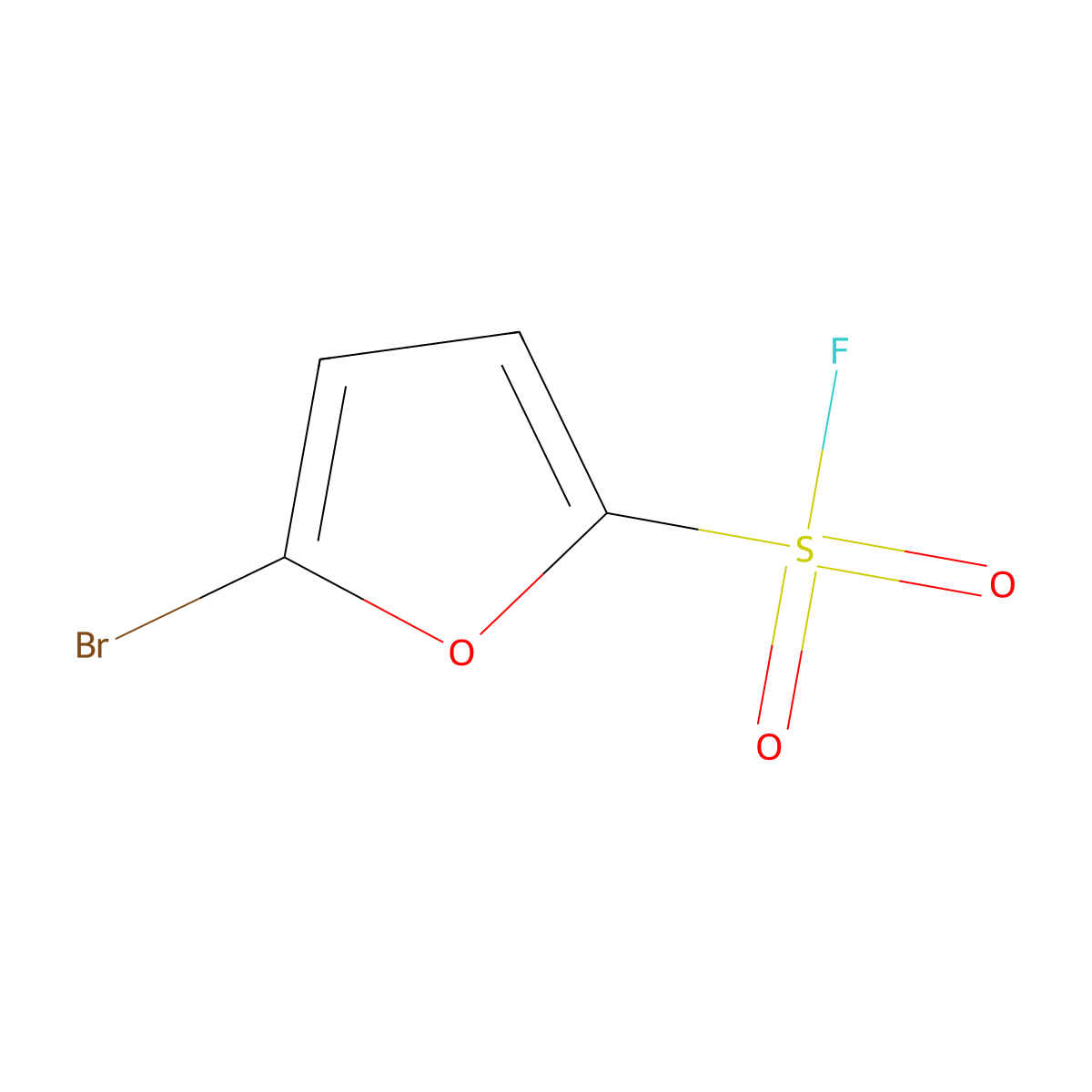 5-Bromofuran-2-sulfonyl fluoride molecular structure, CAS 2137682-74-5