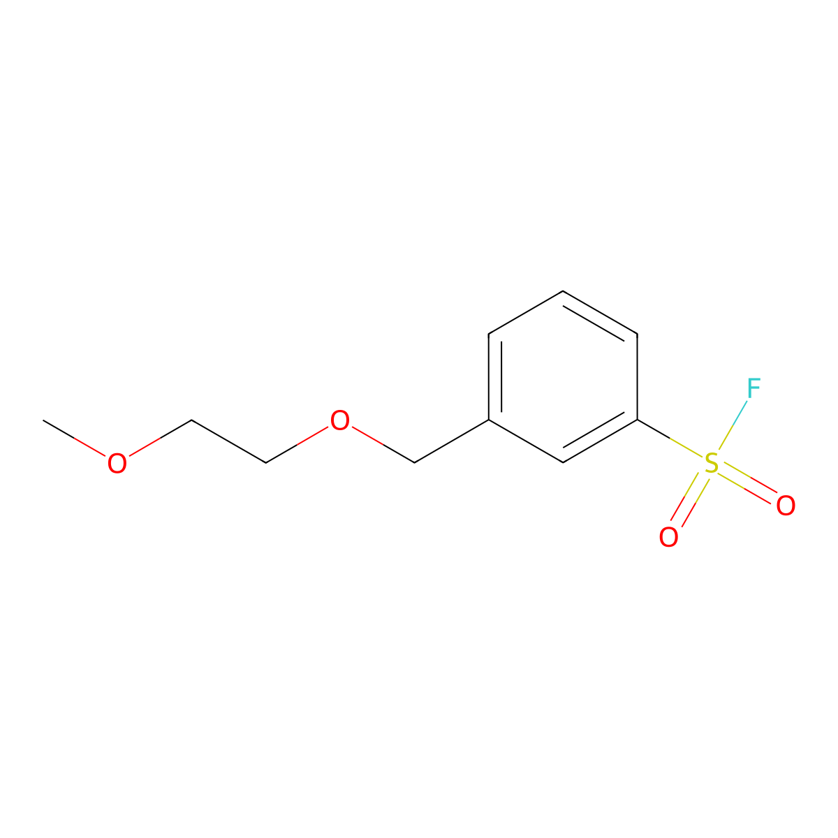3-[(2-Methoxyethoxy)methyl]benzene-1-sulfonyl fluoride molecular structure, CAS 2137683-62-4