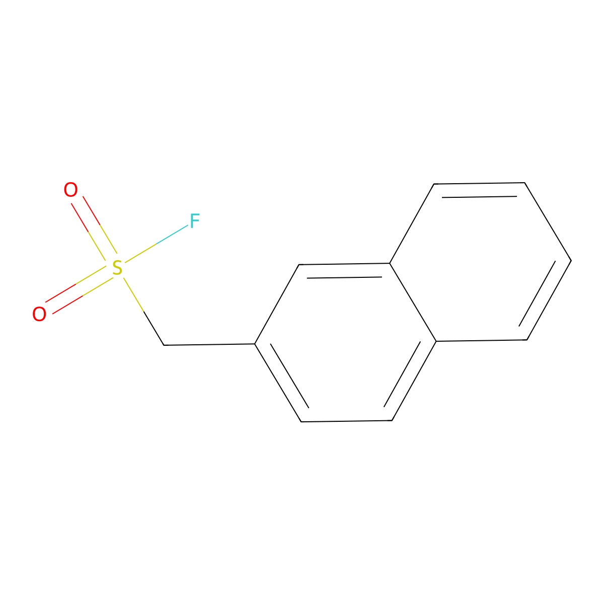 (Naphthalen-2-yl)methanesulfonyl fluoride molecular structure, CAS 2137685-00-6