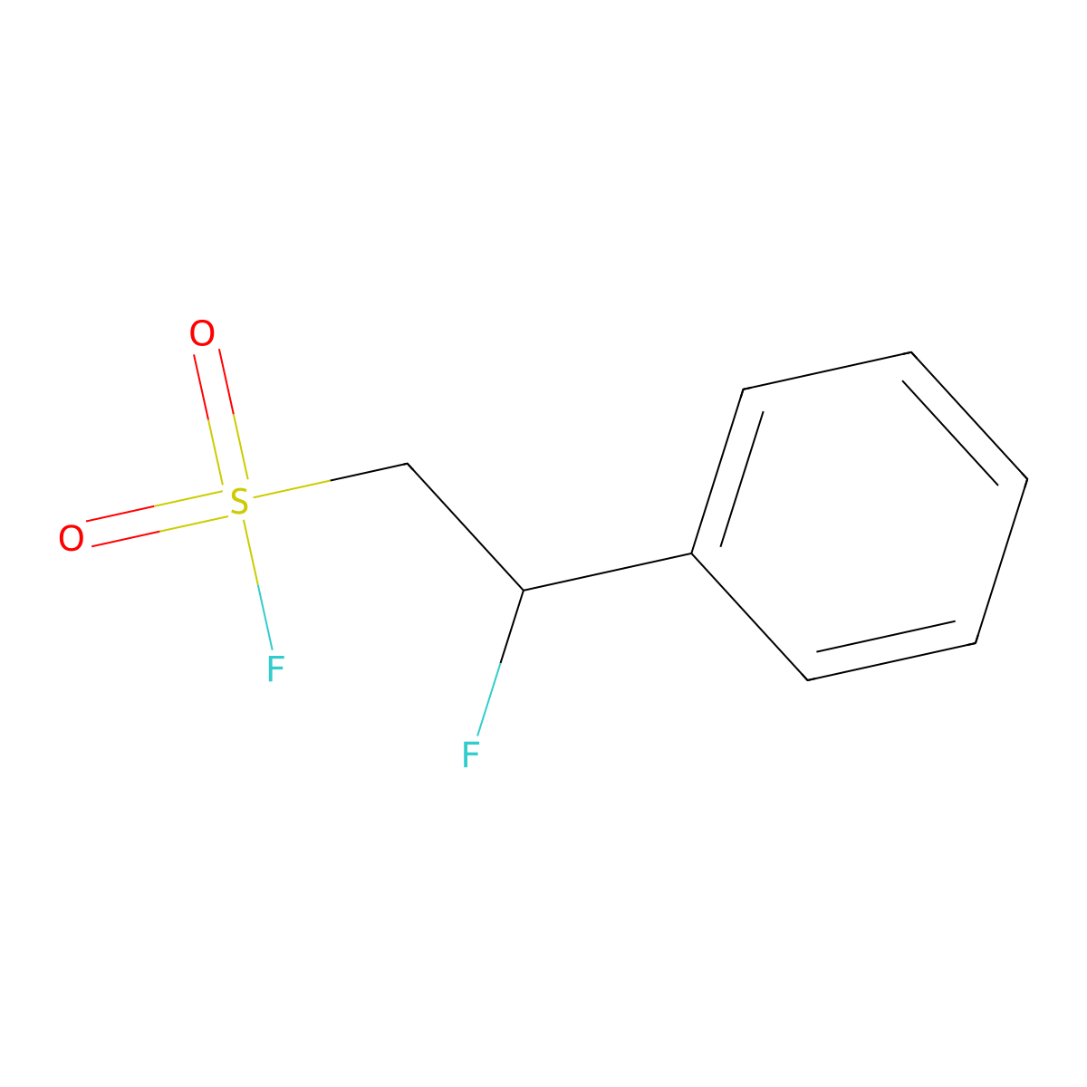 2-Fluoro-2-phenylethane-1-sulfonyl fluoride molecular structure, CAS 2137685-62-0