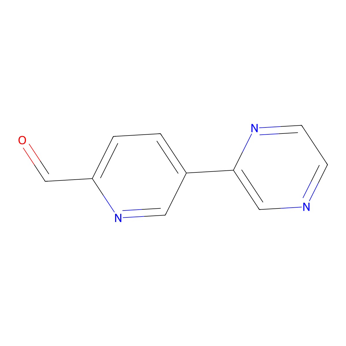 5-(Pyrazin-2-yl)pyridine-2-carbaldehyde molecular structure, CAS 2137688-32-3