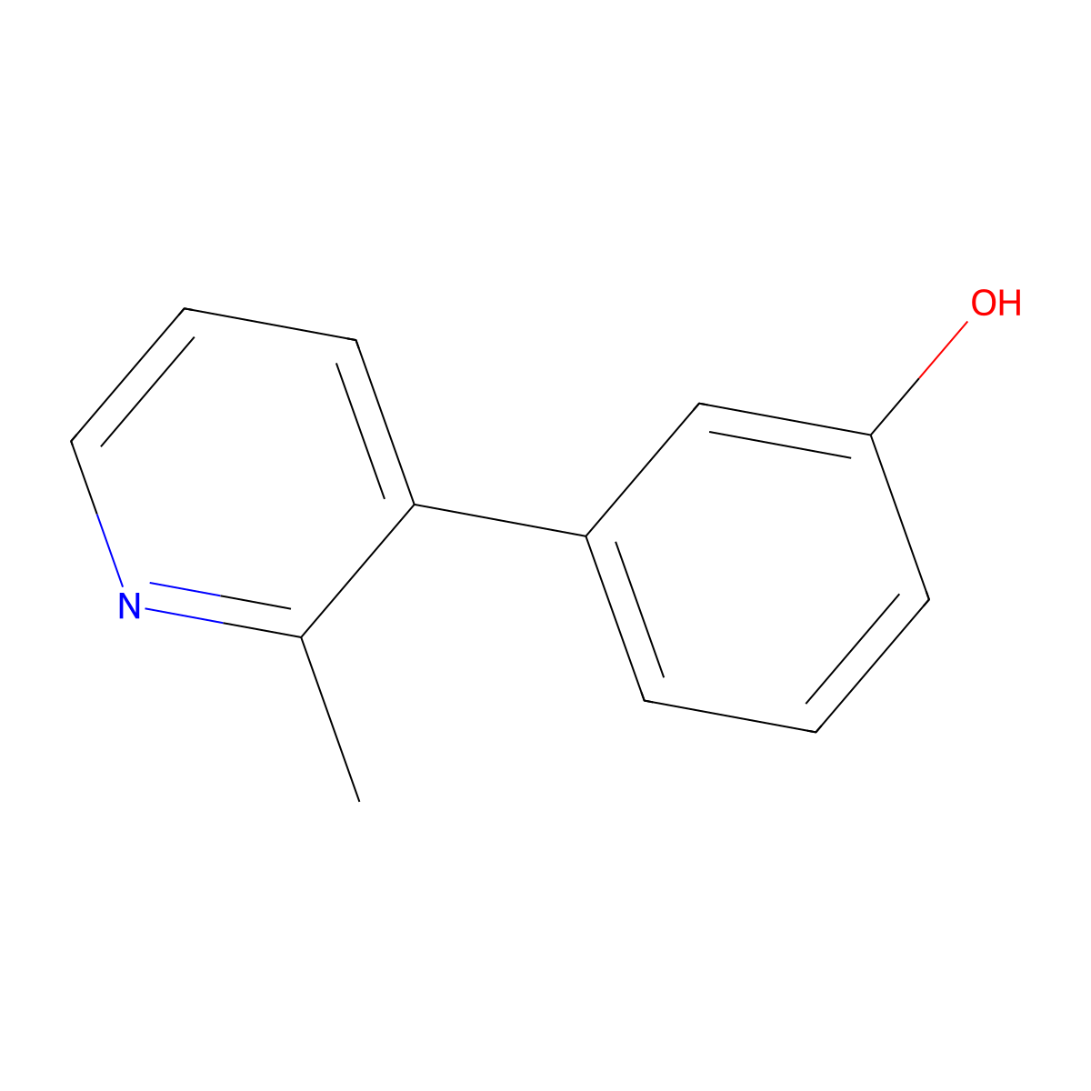 3-(2-Methylpyridin-3-yl)phenol molecular structure, CAS 2137696-19-4