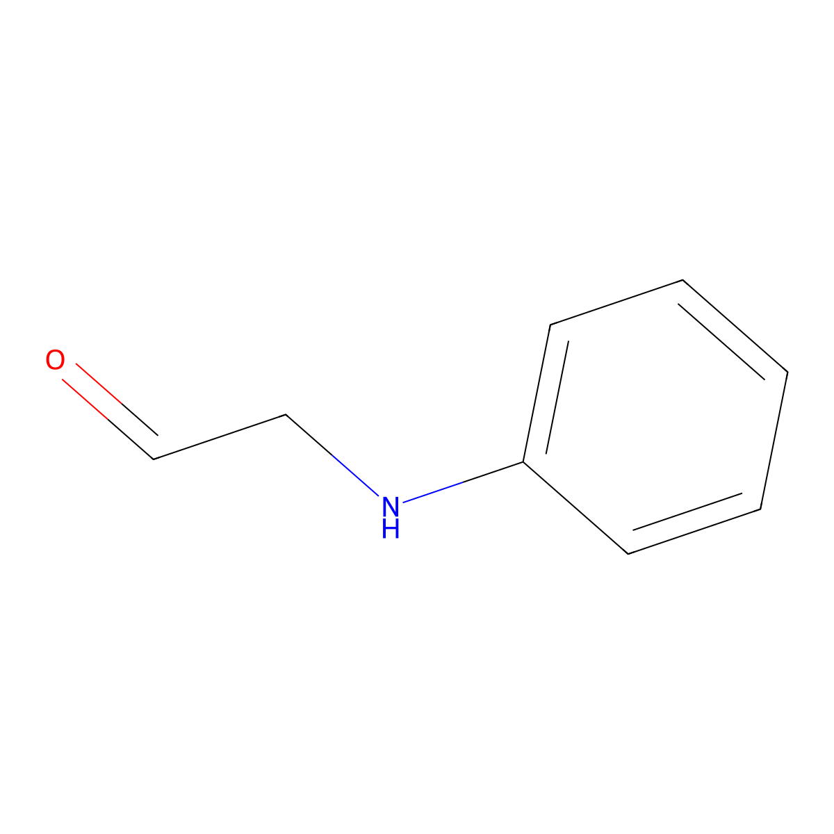 2-(Phenylamino)acetaldehyde molecular structure, CAS 21377-19-5