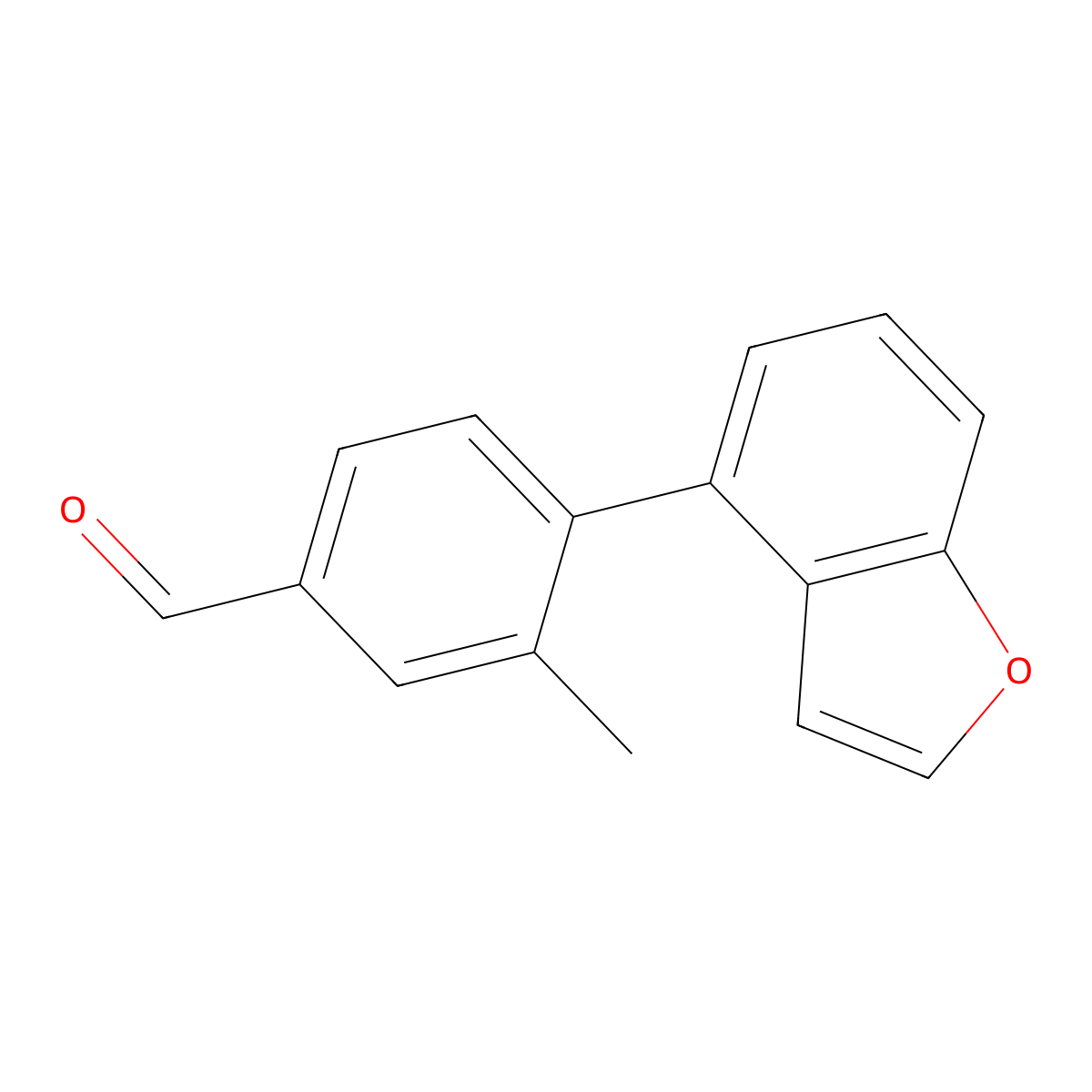 4-(1-Benzofuran-4-yl)-3-methylbenzaldehyde molecular structure, CAS 2137707-91-4