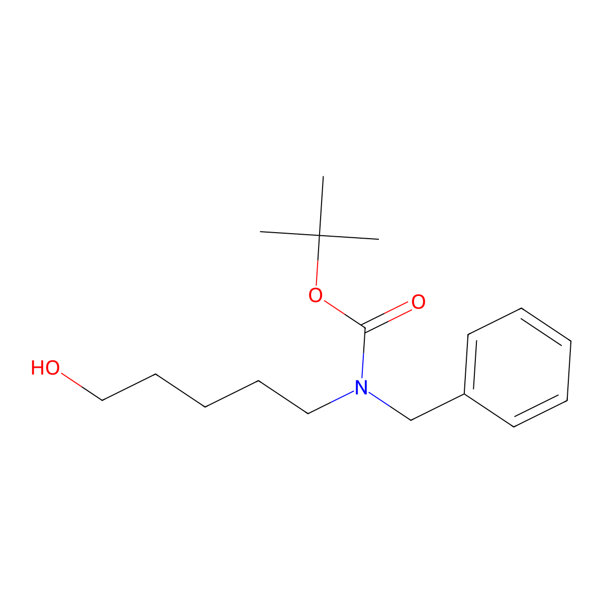 N-Boc-5-(benzylamino)pentan-1-ol molecular structure, CAS 213771-60-9