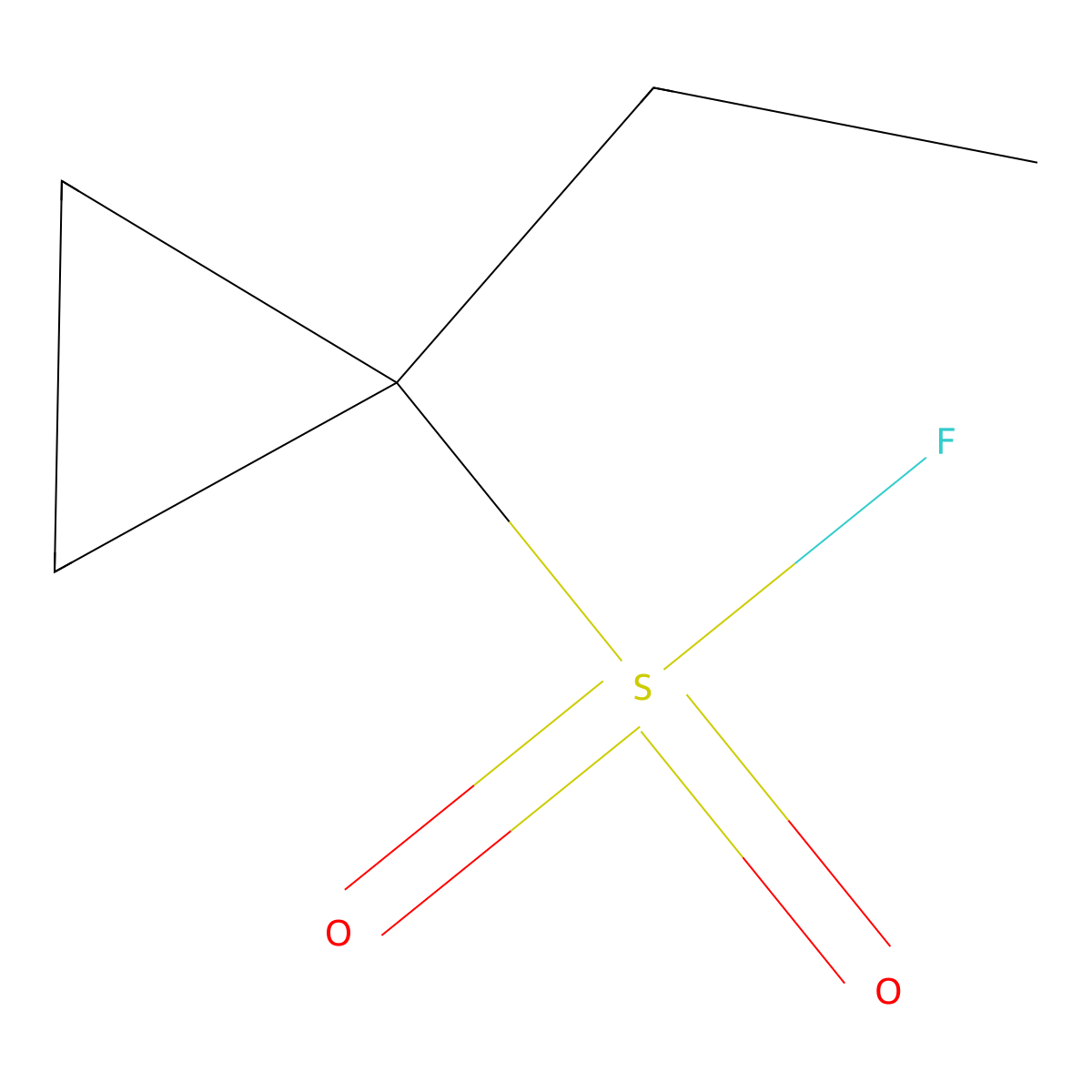 1-Ethylcyclopropane-1-sulfonyl fluoride molecular structure, CAS 2137714-62-4