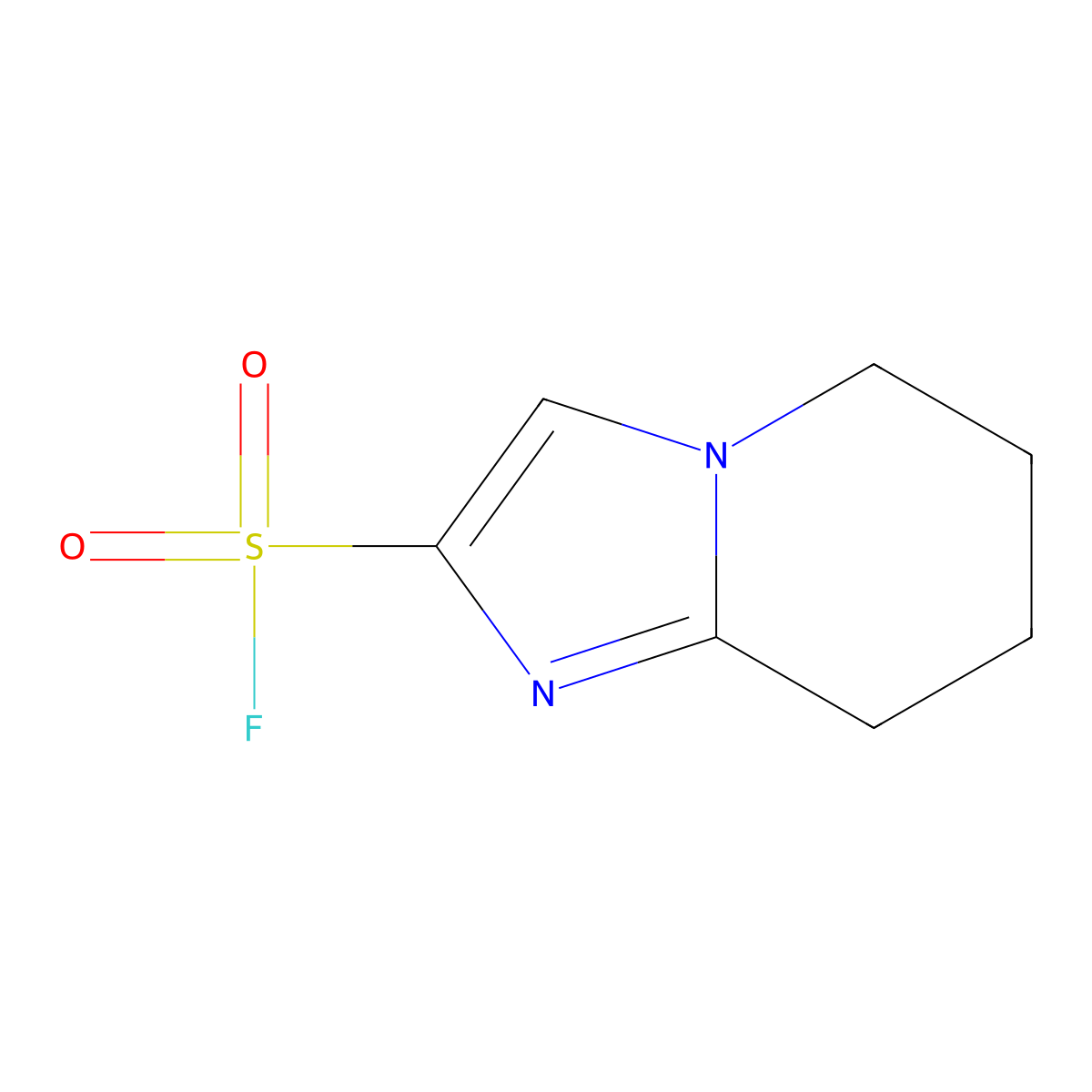 5H,6H,7H,8H-imidazo[1,2-a]pyridine-2-sulfonyl fluoride molecular structure, CAS 2137721-25-4