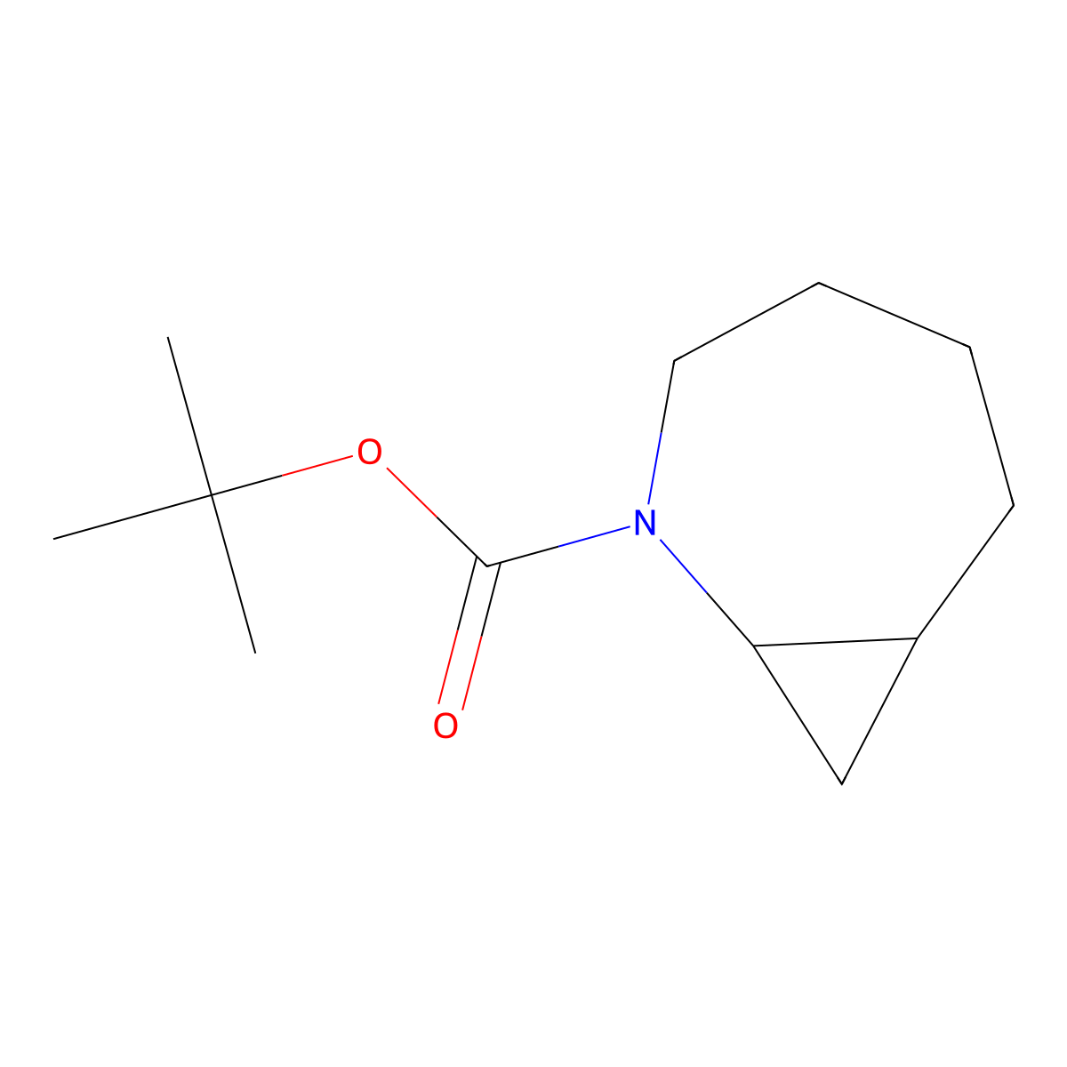 Tert-butyl 2-azabicyclo[5.1.0]octane-2-carboxylate molecular structure, CAS 2137722-40-6