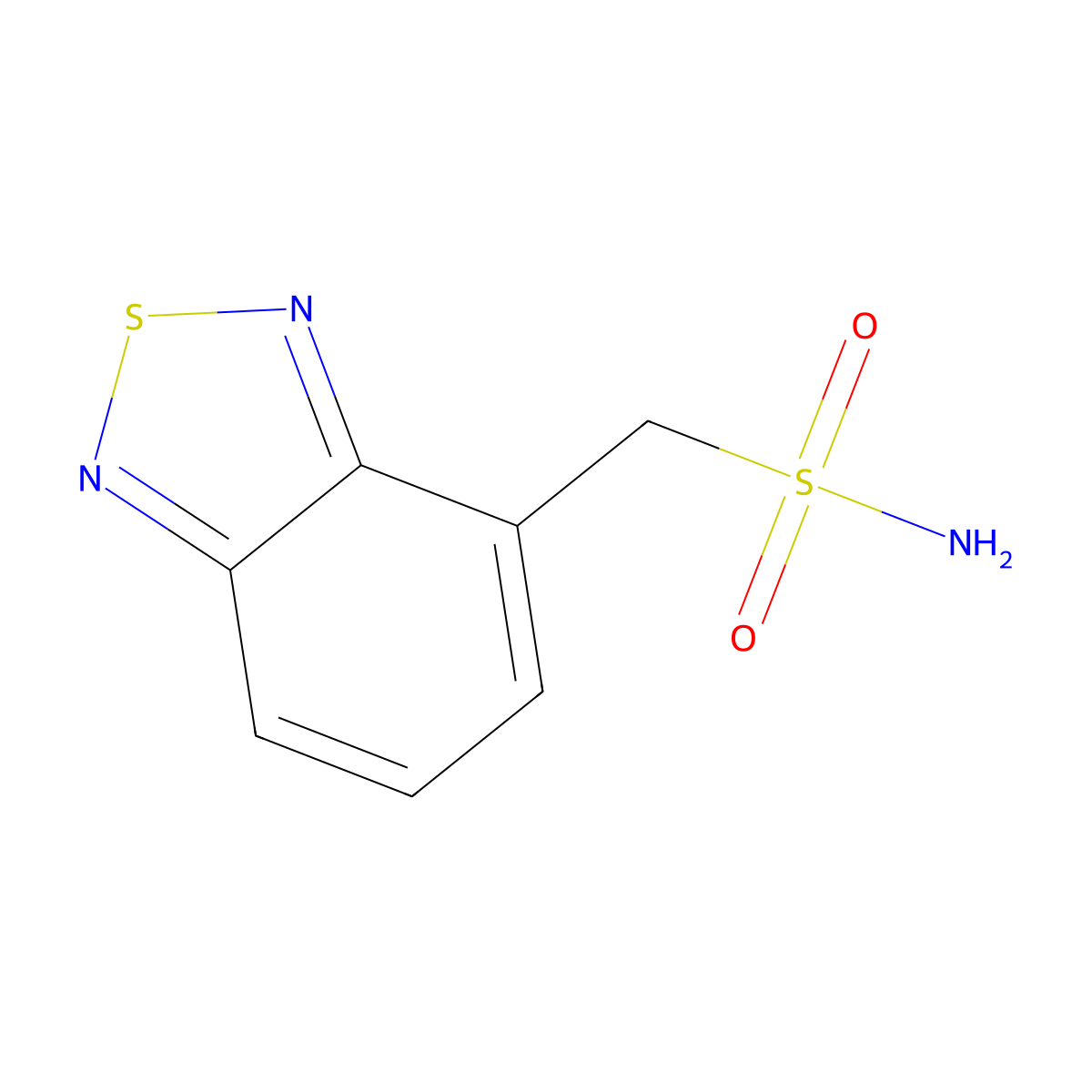 (2,1,3-Benzothiadiazol-4-yl)methanesulfonamide molecular structure, CAS 2137722-66-6