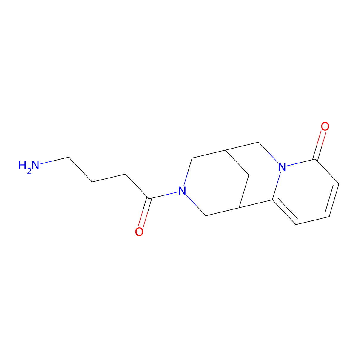 11-(4-Aminobutanoyl)-7,11-diazatricyclo[7.3.1.0,2,7]trideca-2,4-dien-6-one molecular structure, CAS 2137723-24-9