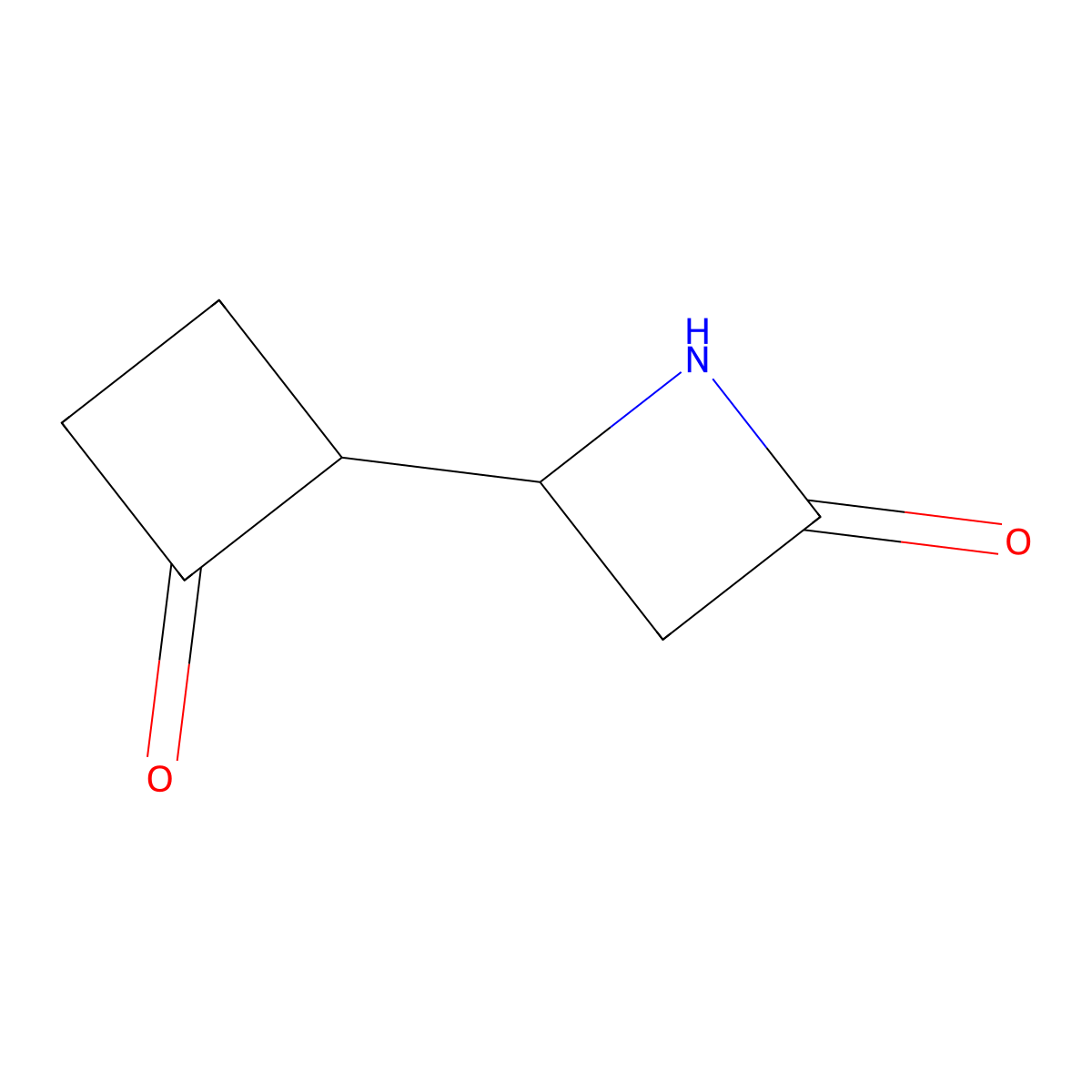 4-(2-Oxocyclobutyl)azetidin-2-one molecular structure, CAS 2137737-61-0