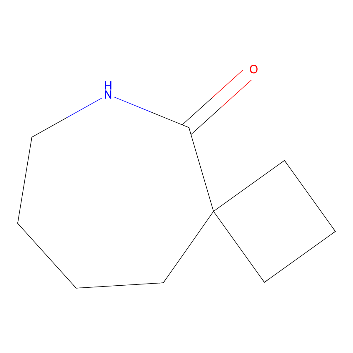 6-Azaspiro[3.6]decan-5-one molecular structure, CAS 2137740-02-2