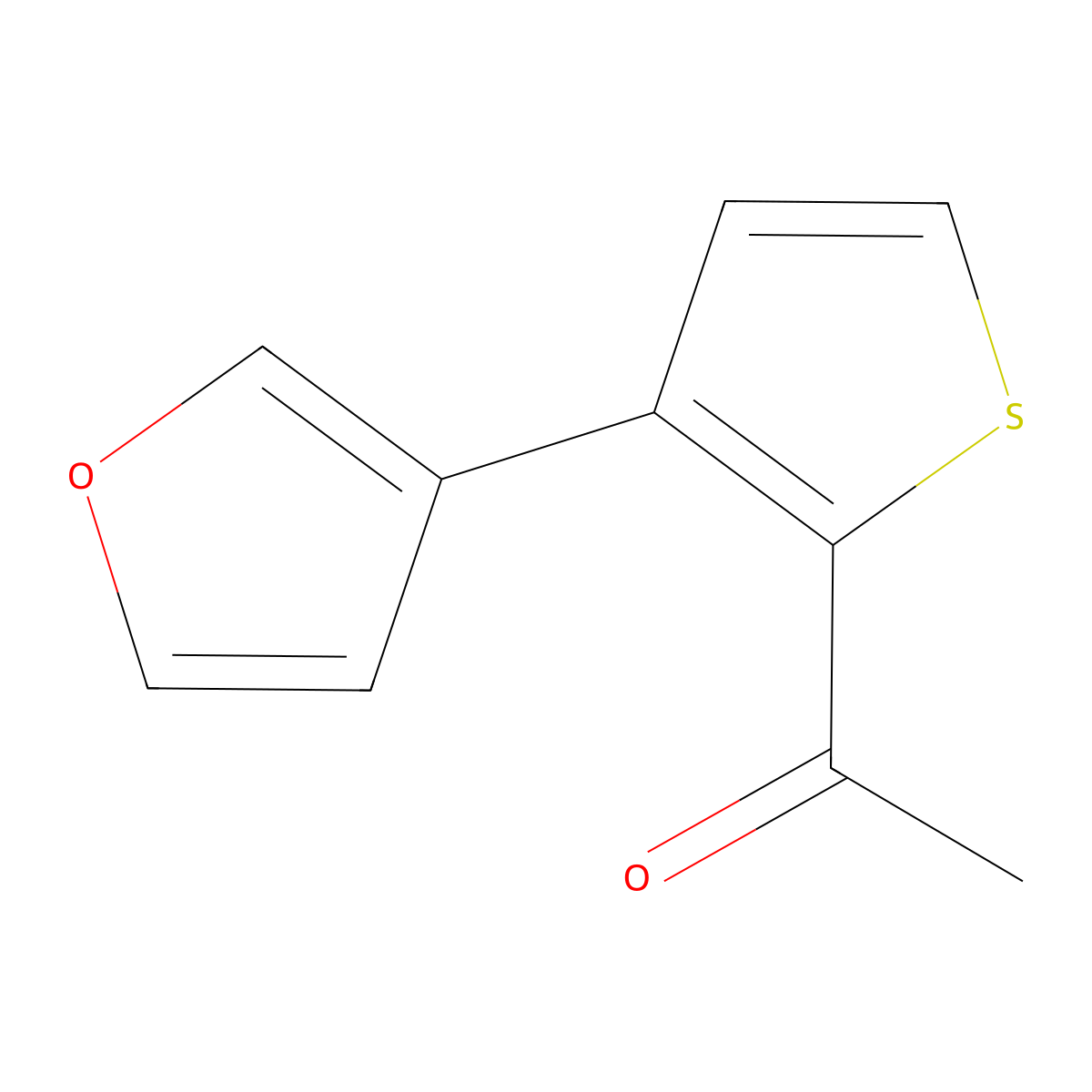 1-[3-(Furan-3-yl)thiophen-2-yl]ethan-1-one molecular structure, CAS 2137744-74-0