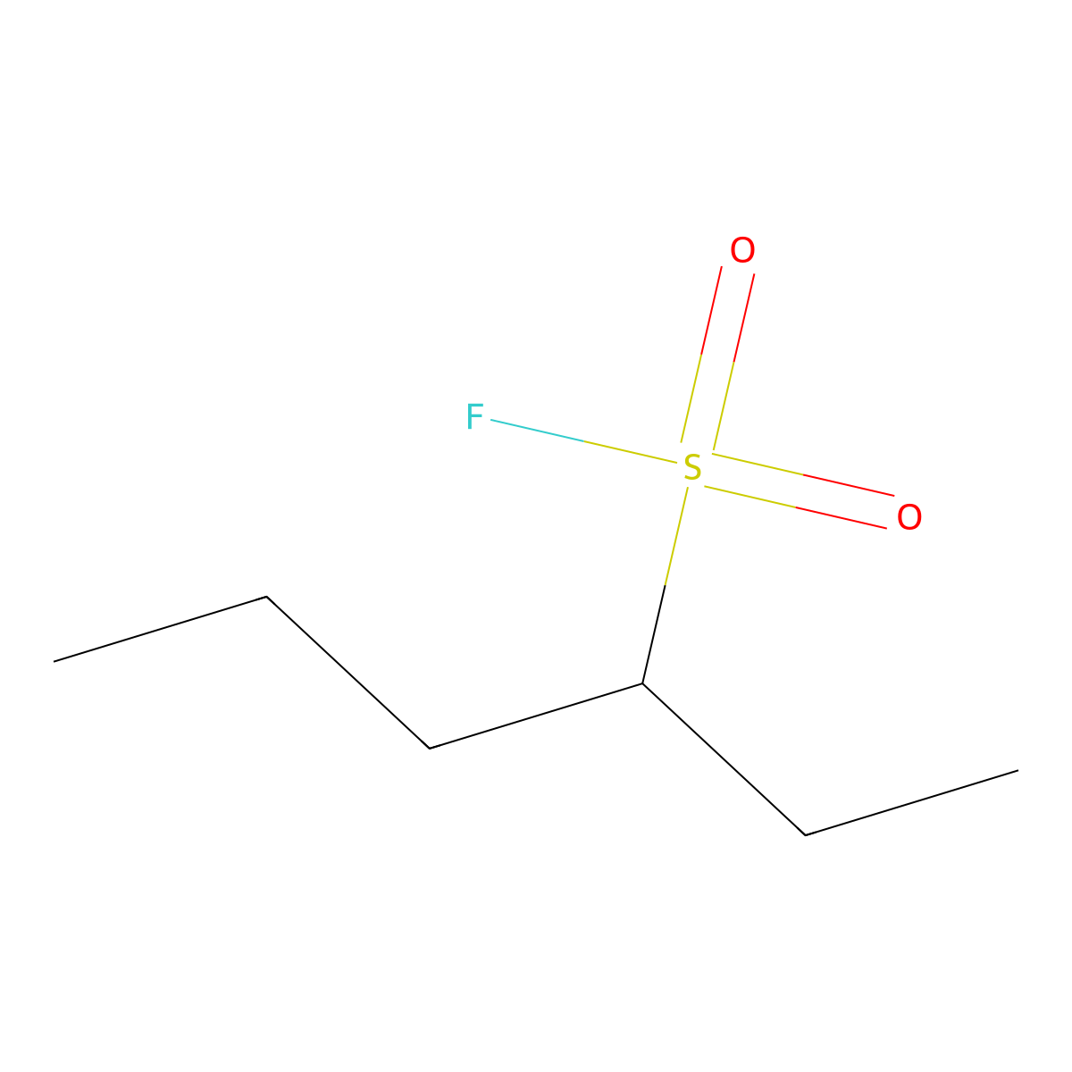 Hexane-3-sulfonyl fluoride molecular structure, CAS 2137746-55-3
