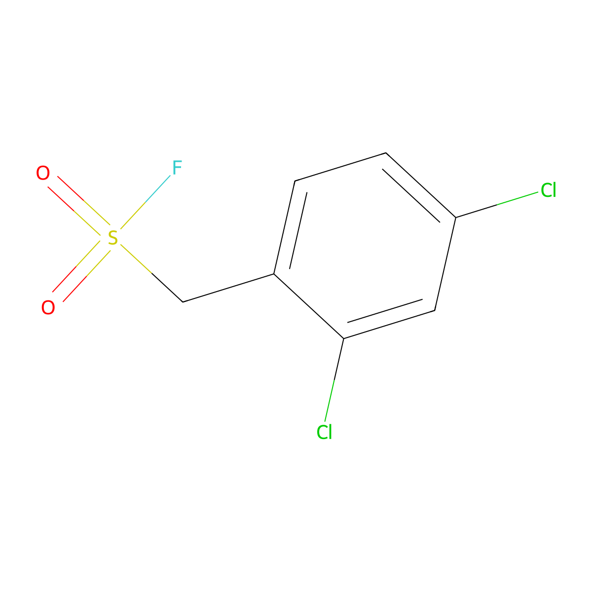 (2,4-Dichlorophenyl)methanesulfonyl fluoride molecular structure, CAS 2137750-56-0