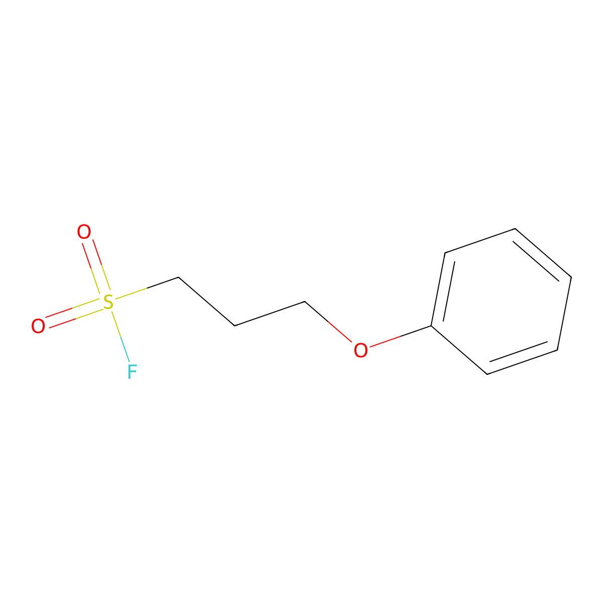 3-Phenoxypropane-1-sulfonyl fluoride molecular structure, CAS 2137755-16-7