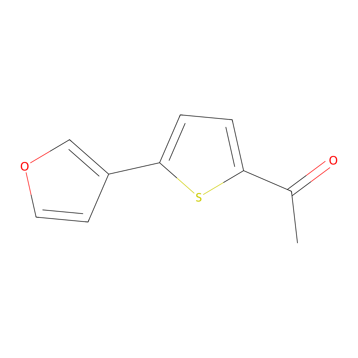 1-[5-(Furan-3-yl)thiophen-2-yl]ethan-1-one molecular structure, CAS 2137761-34-1