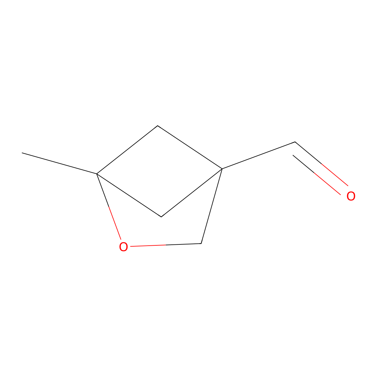 1-Methyl-2-oxabicyclo[2.1.1]hexane-4-carbaldehyde molecular structure, CAS 2137762-49-1